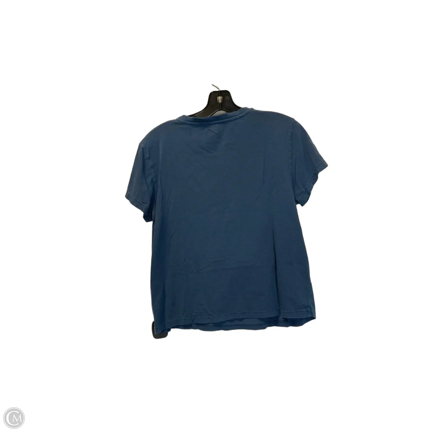 Top Short Sleeve Basic By Z Supply In Blue, Size: L