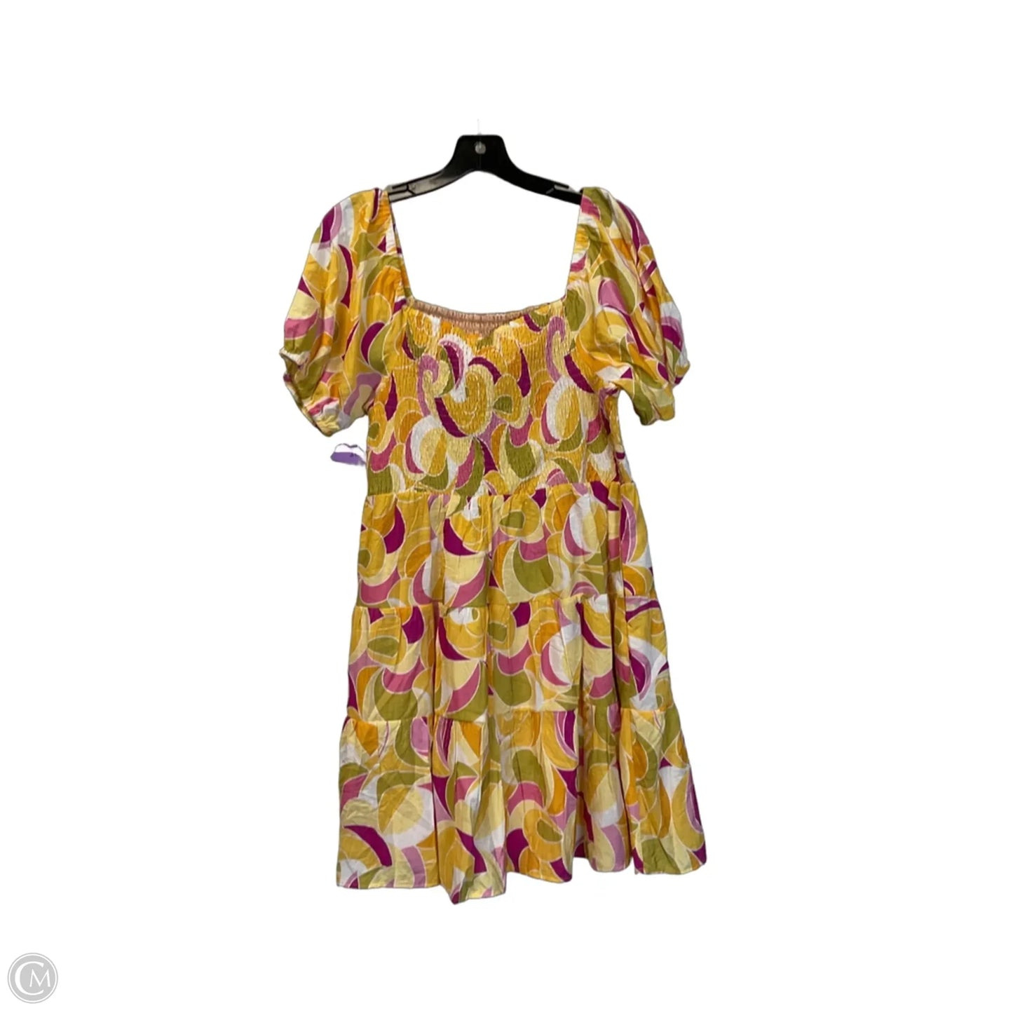 Dress Casual Short By Clothes Mentor In Yellow, Size: L