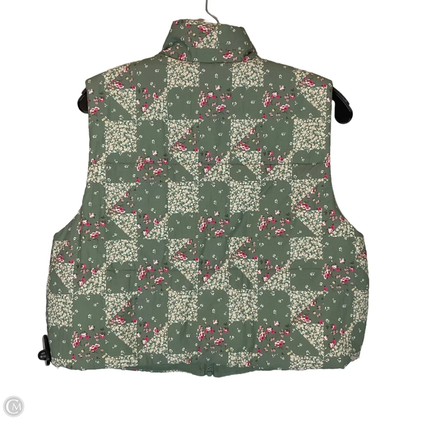Vest Puffer & Quilted By Love Fire In Green, Size: L