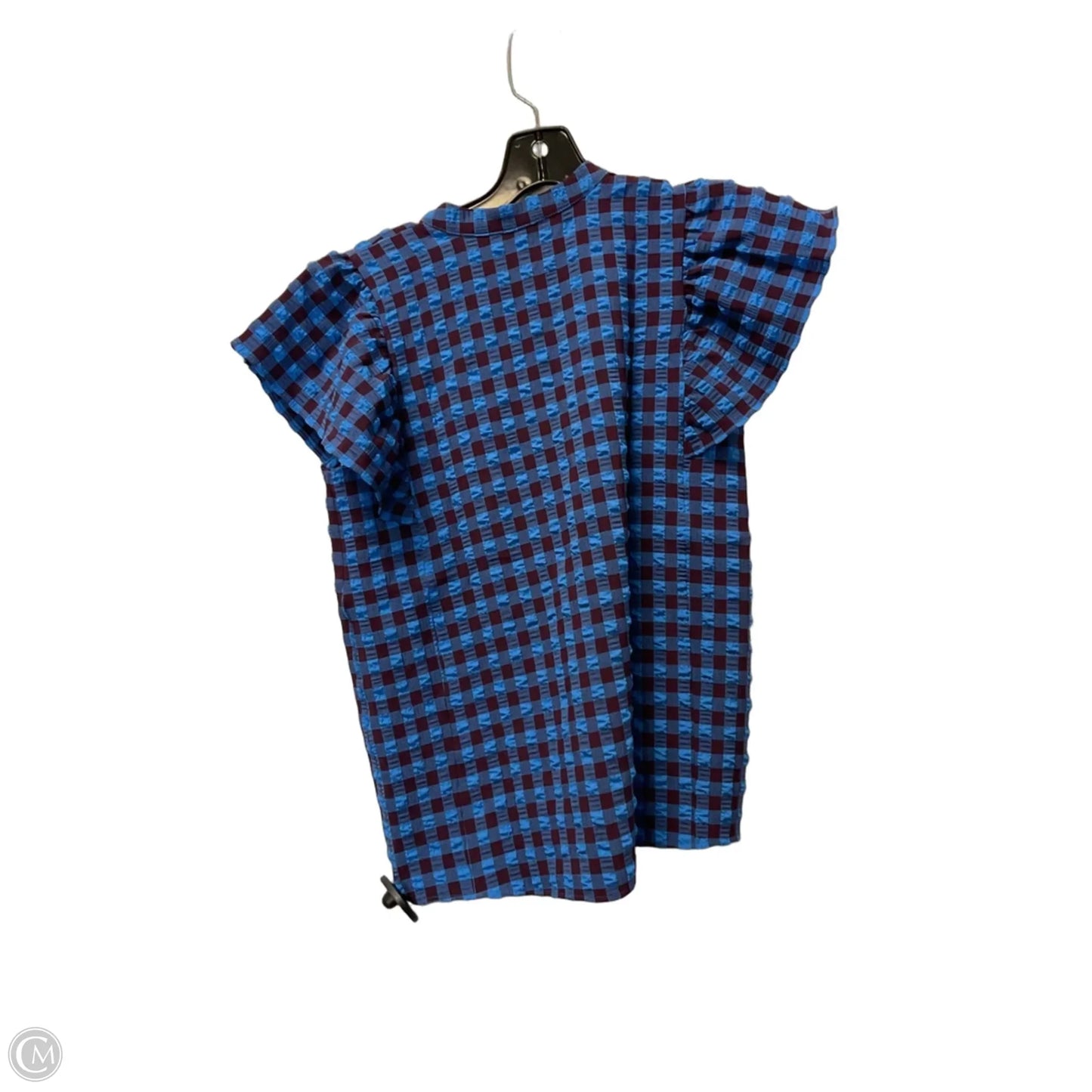 Top Sleeveless By Ann Taylor In Blue & Brown, Size: Xs