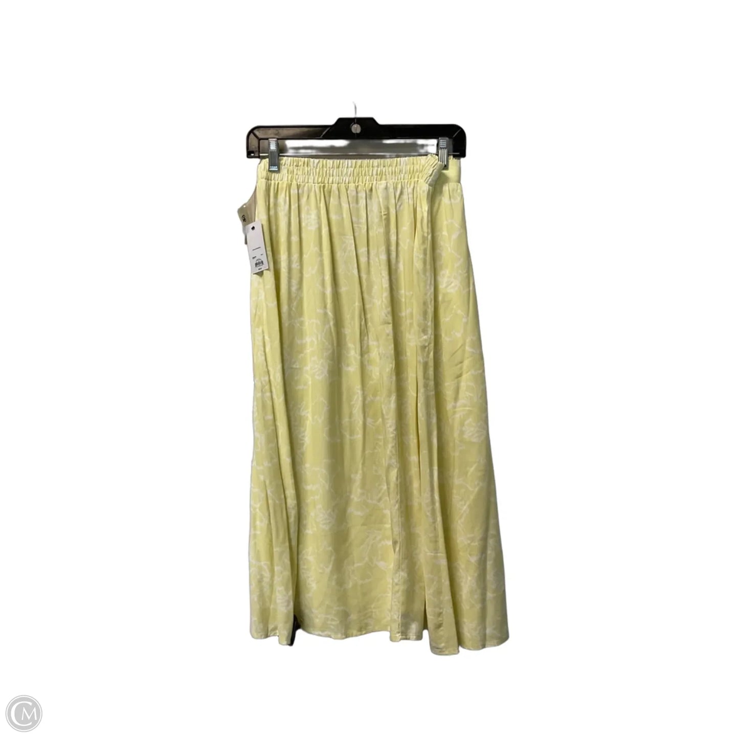 Skirt Midi By Nine West In Yellow, Size: L