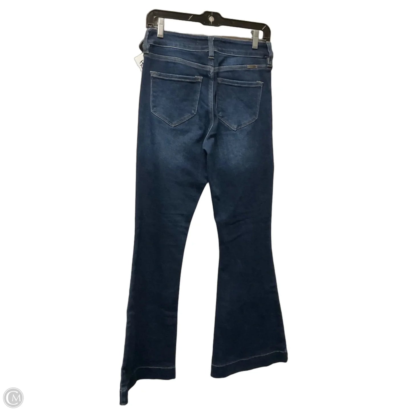 Jeans Flared By Kancan In Blue Denim, Size: 4