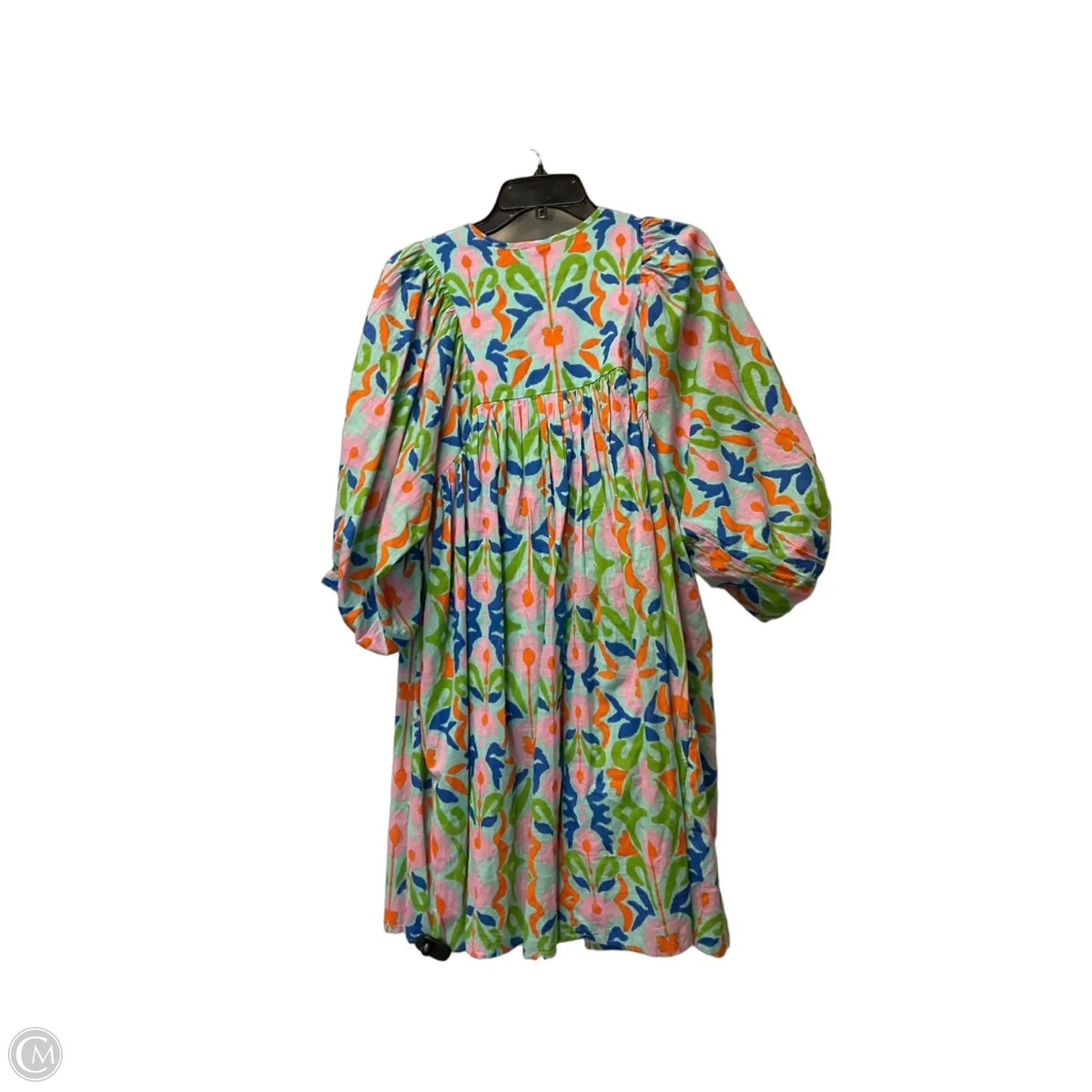Dress Casual Short By Uncle Frank In Blue & Green, Size: S