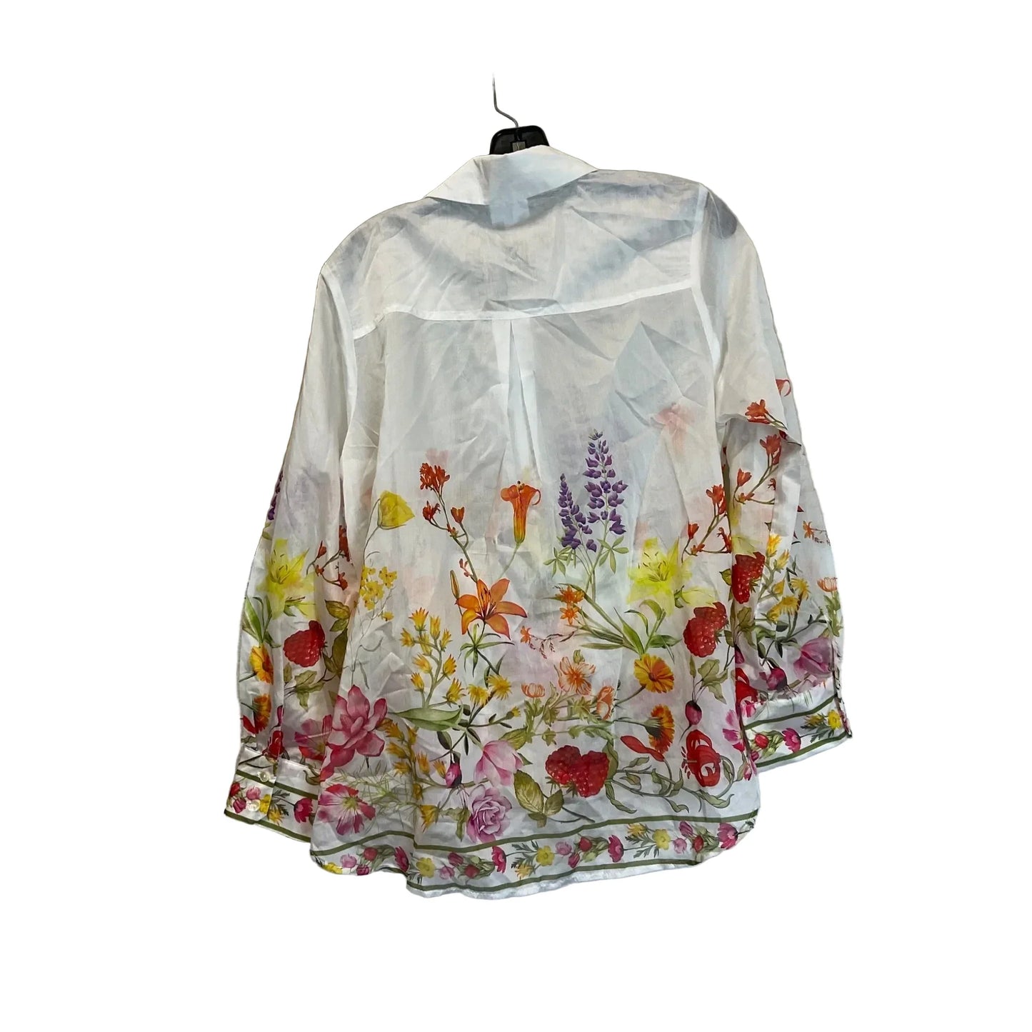 Top Long Sleeve By Bailey 44 In Floral Print, Size: L