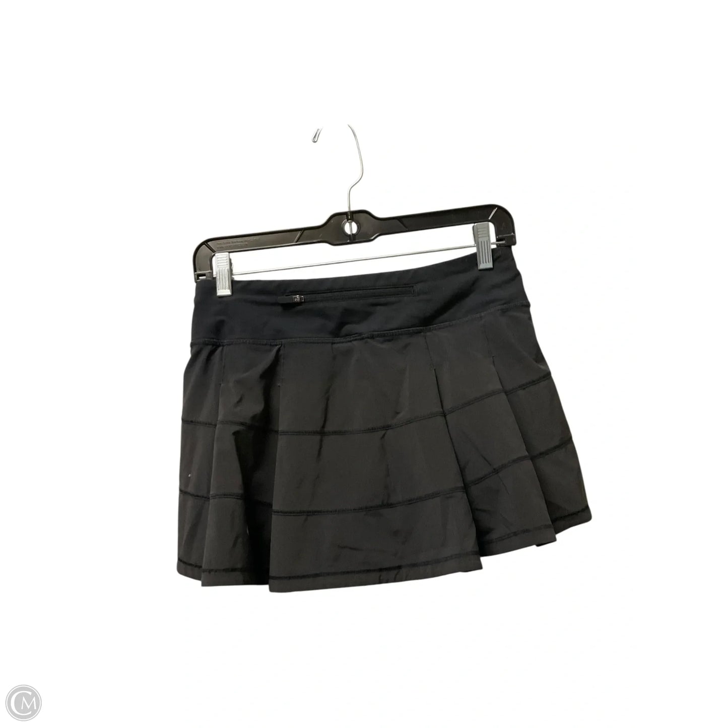 Athletic Skort By Lululemon In Black, Size: 4
