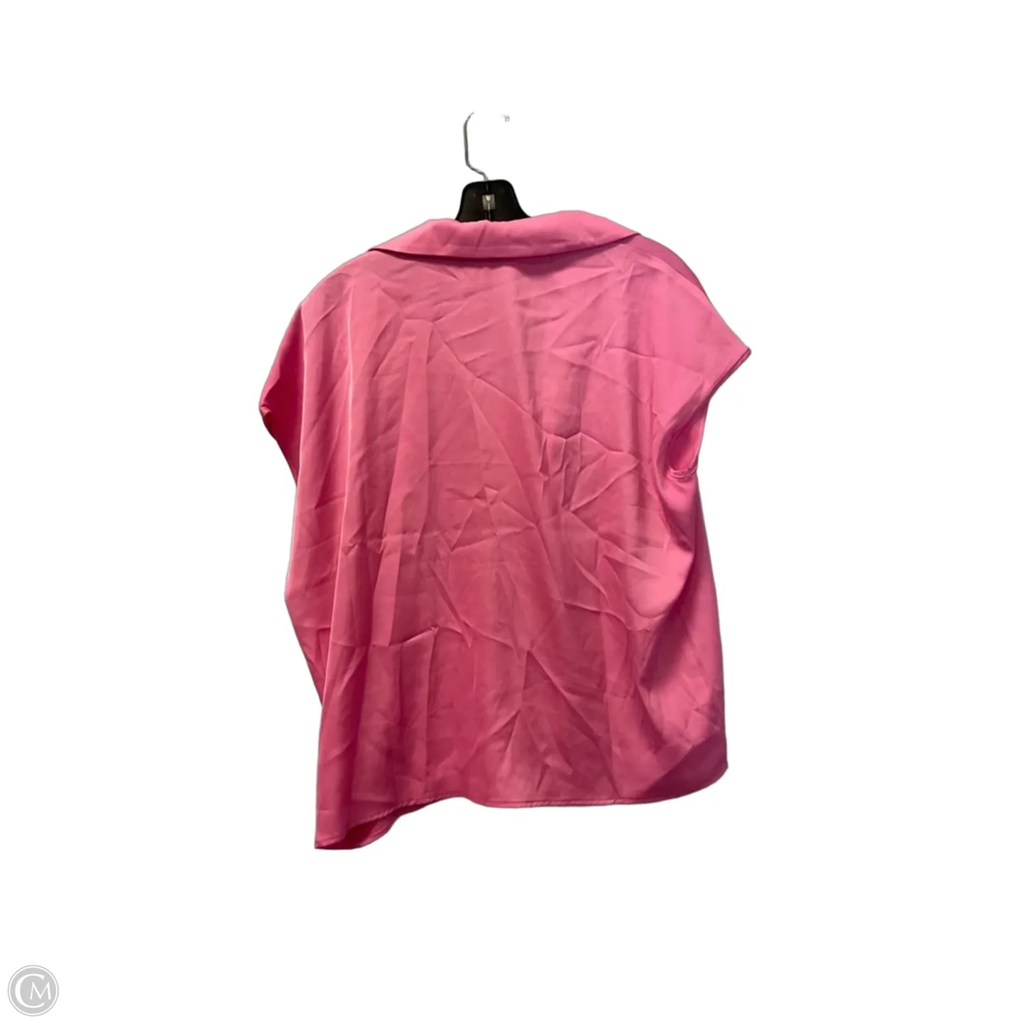 Top Short Sleeve By Rachel Zoe In Pink, Size: L