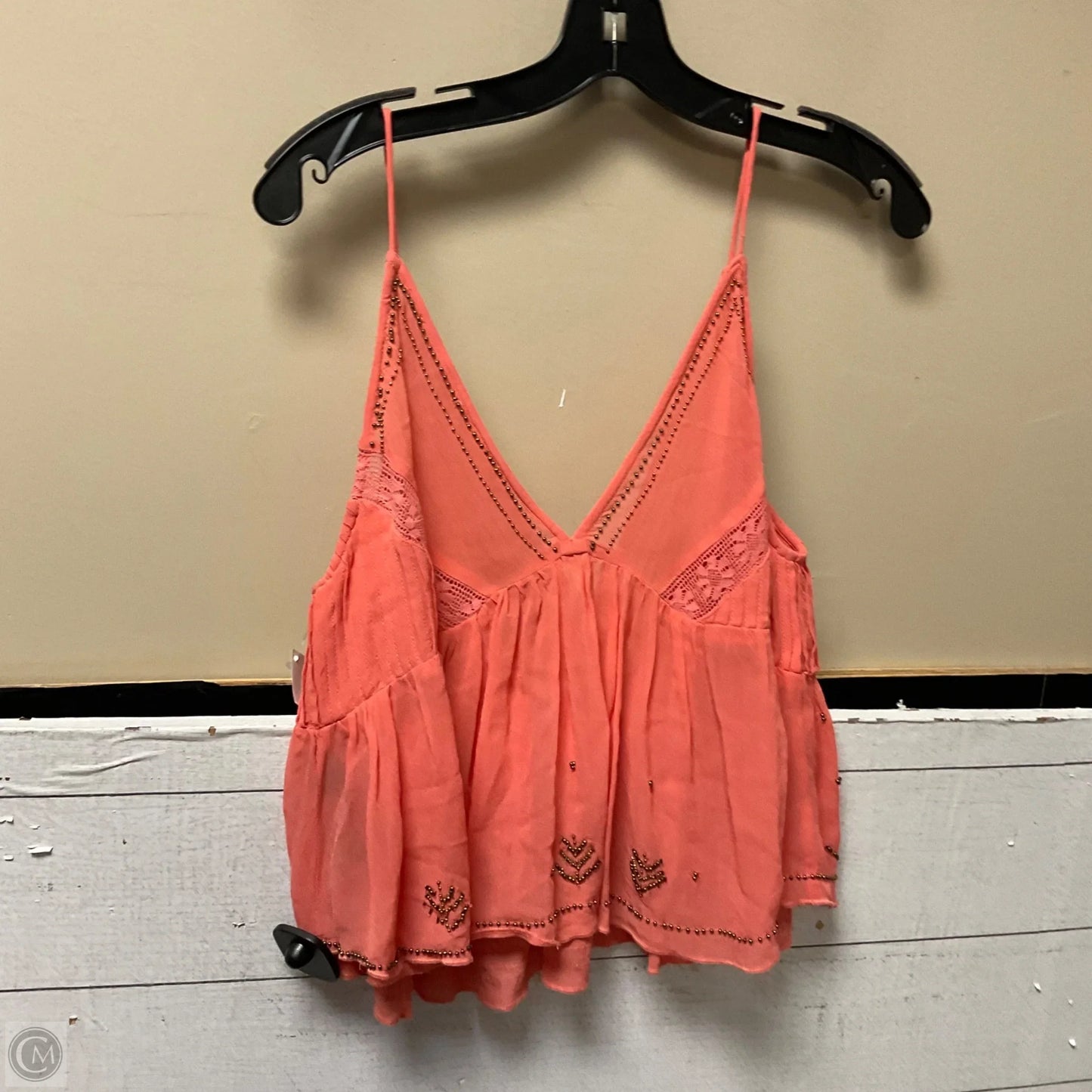 Top Sleeveless By Free People In Coral, Size: Xs