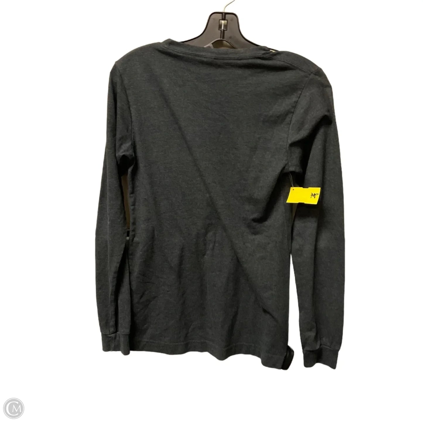 Top Long Sleeve By Bella + Canvas In Grey, Size: Xs