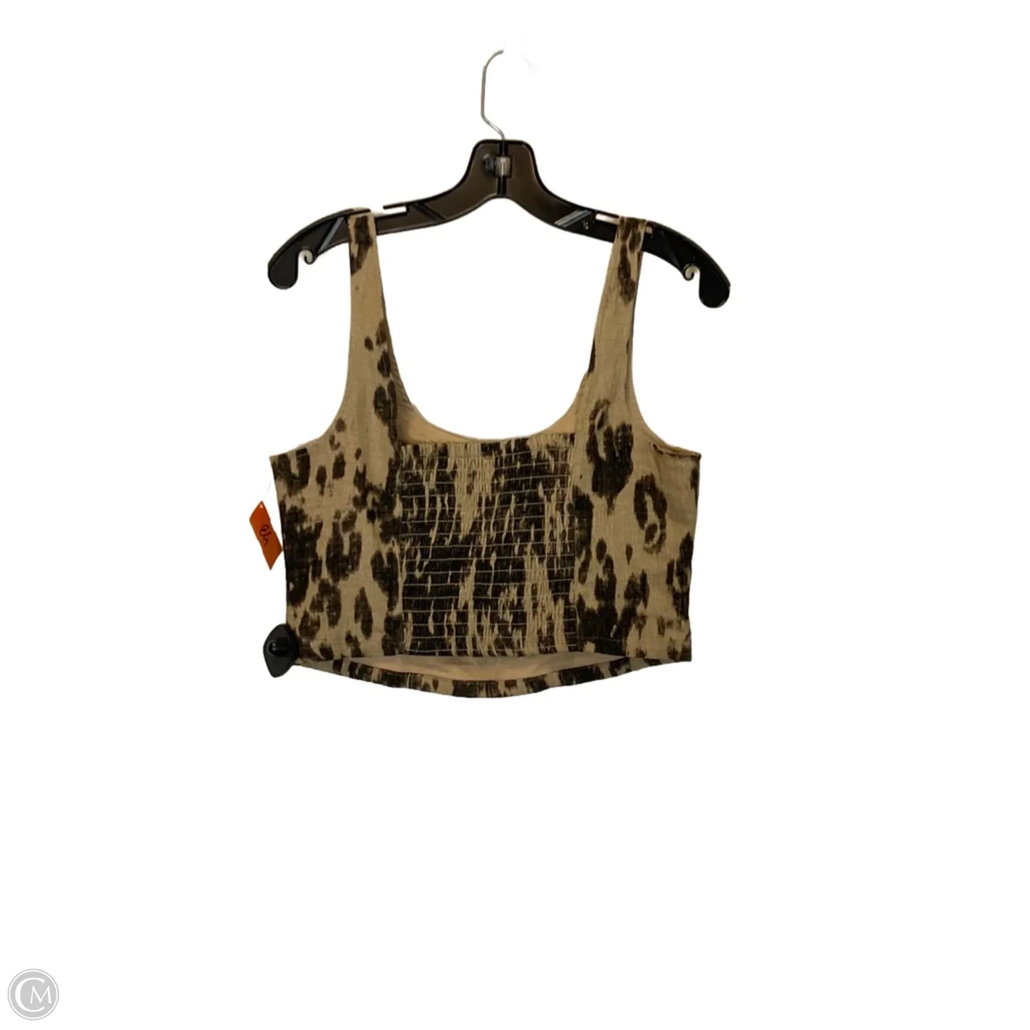 Top Sleeveless Basic By Banana Republic In Animal Print, Size: 6