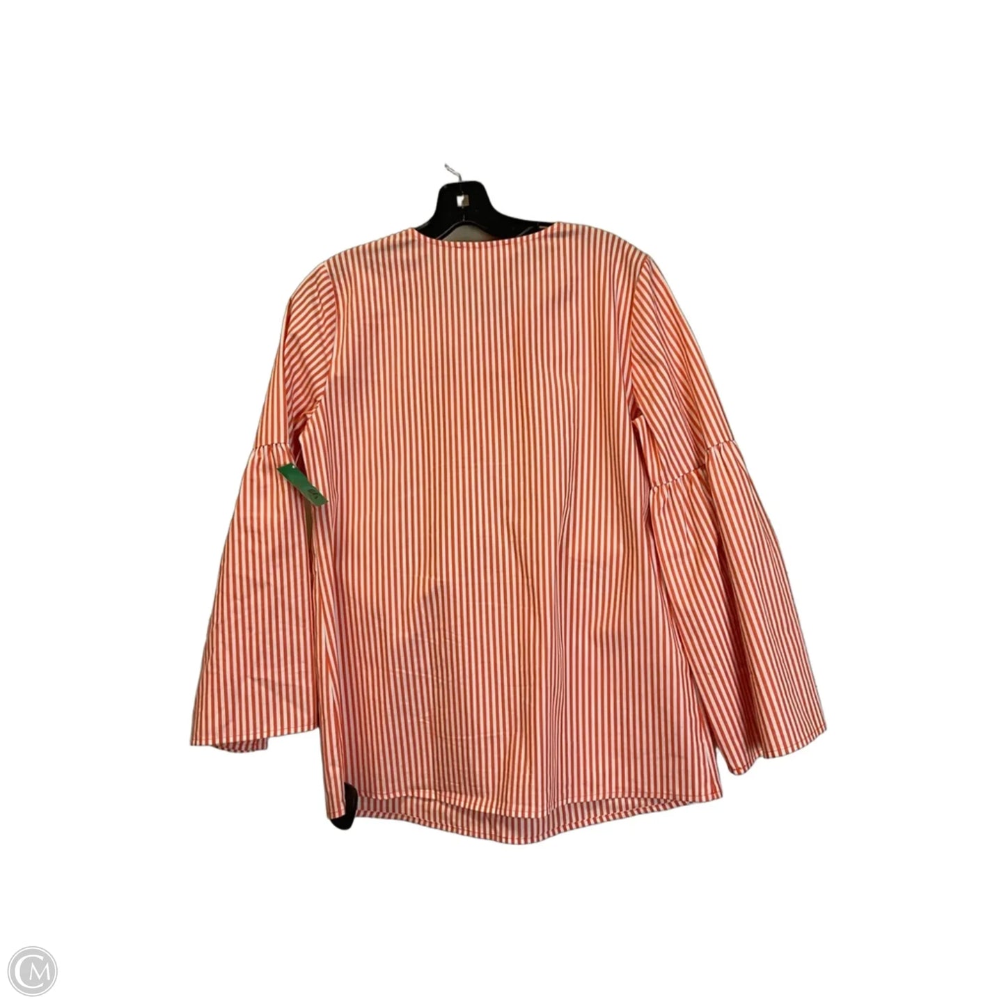 Top Long Sleeve Basic By Michael By Michael Kors In Orange, Size: S