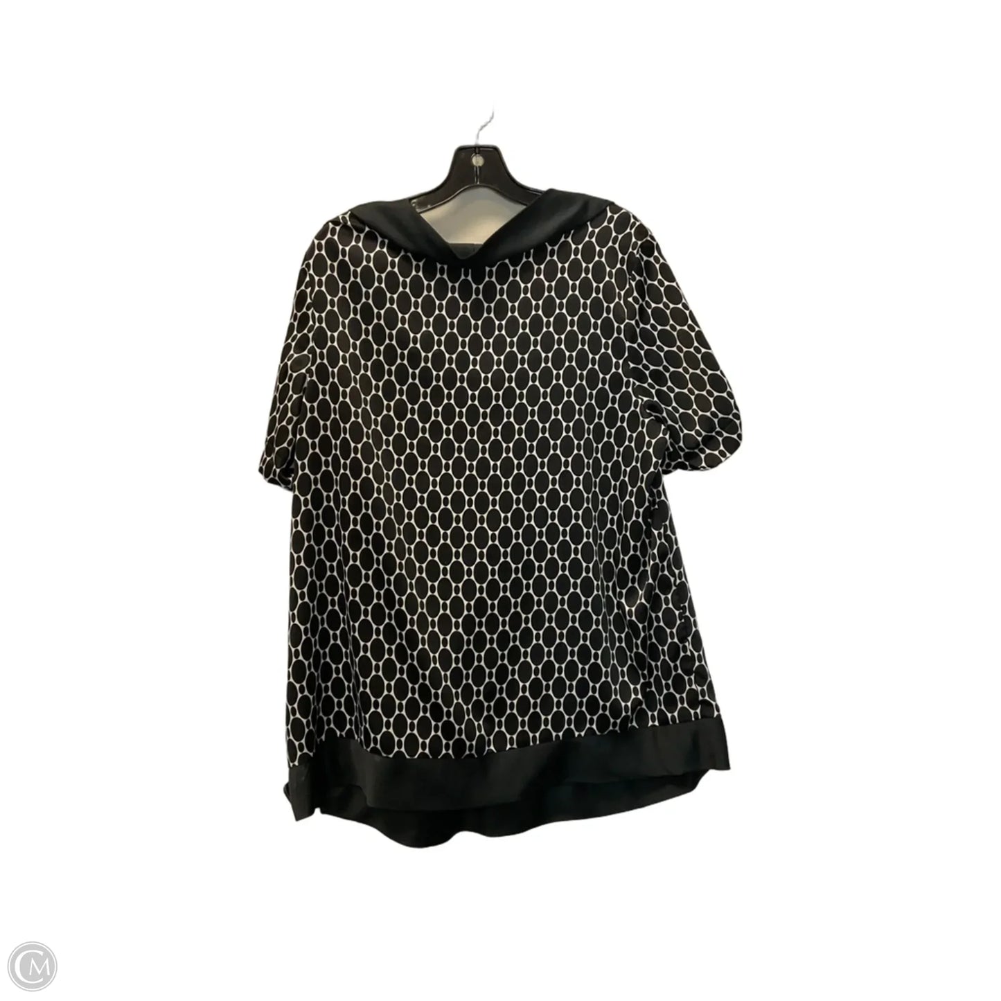 Top Short Sleeve Basic By Lane Bryant In Black, Size: Xxl