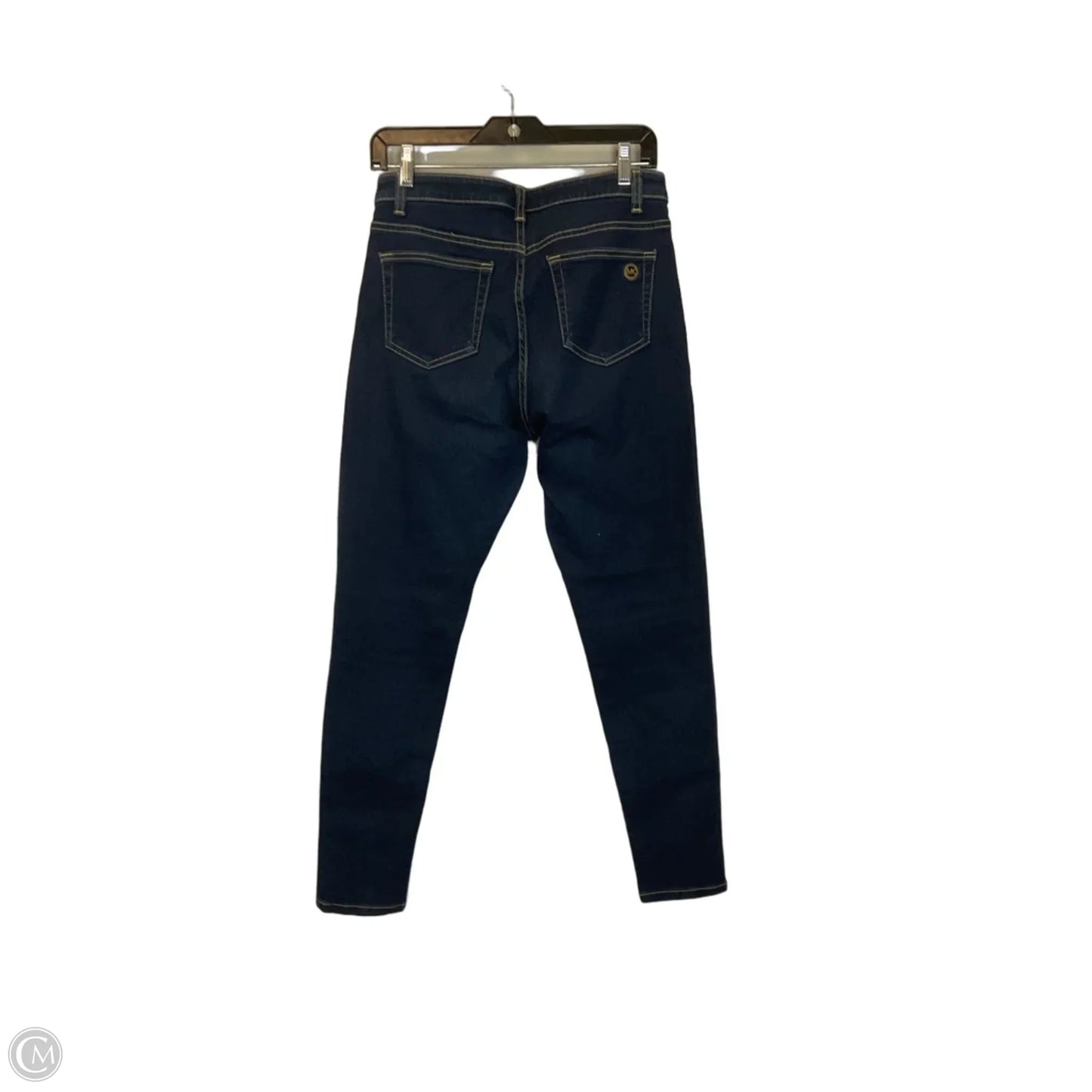 Jeans Skinny By Michael By Michael Kors In Blue Denim, Size: 8
