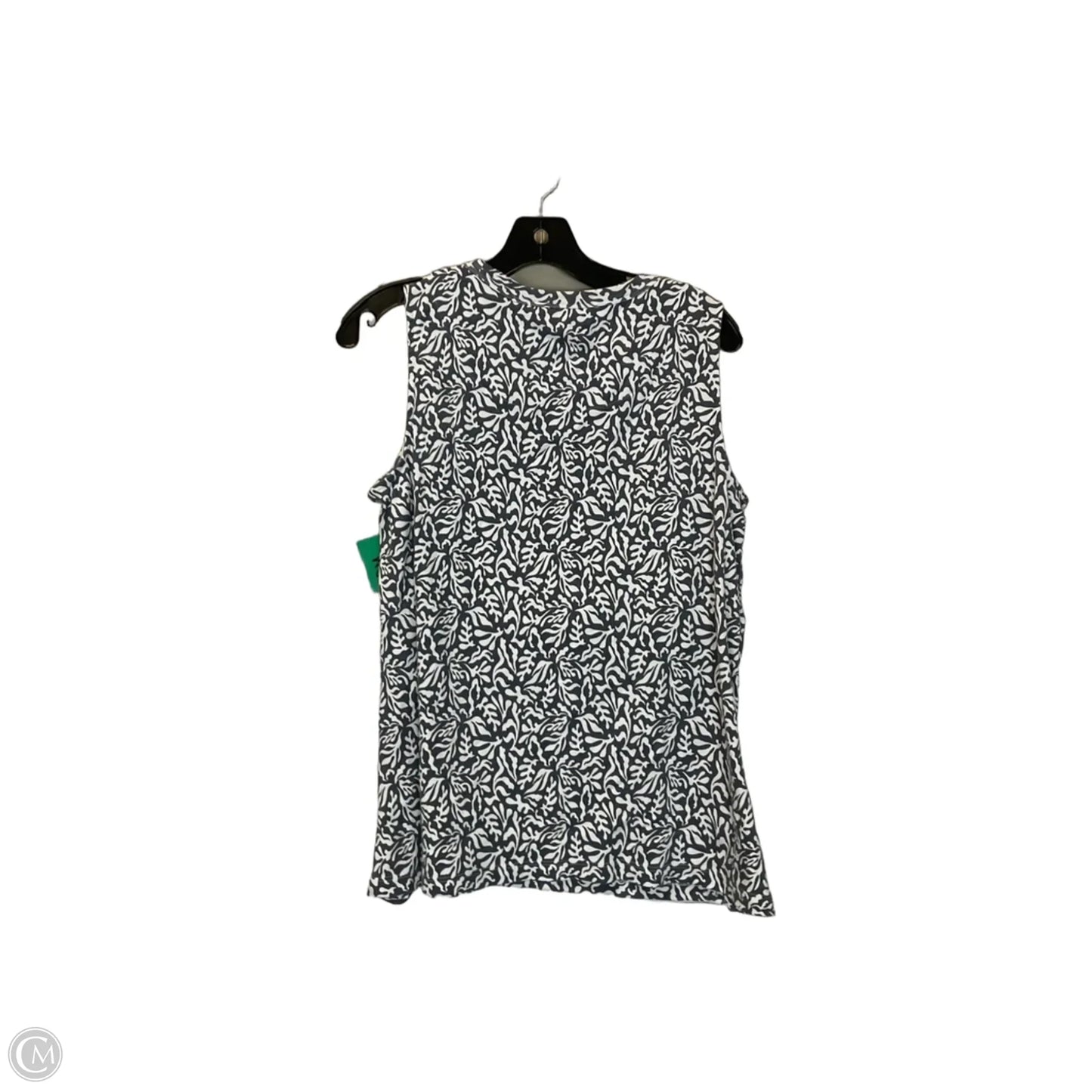 Top Sleeveless Basic By Chicos In Grey, Size: L