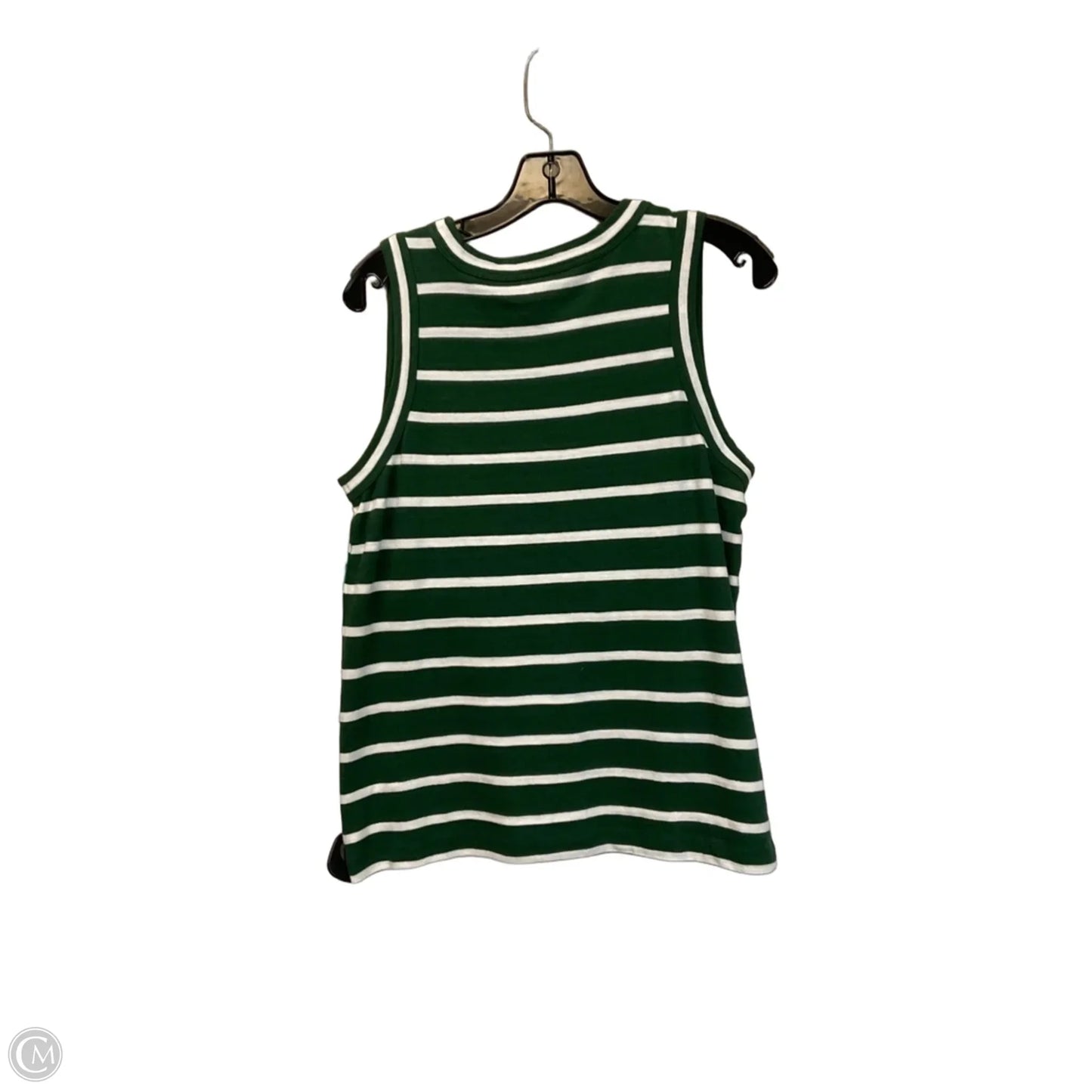 Top Sleeveless Basic By Loft In Green, Size: M