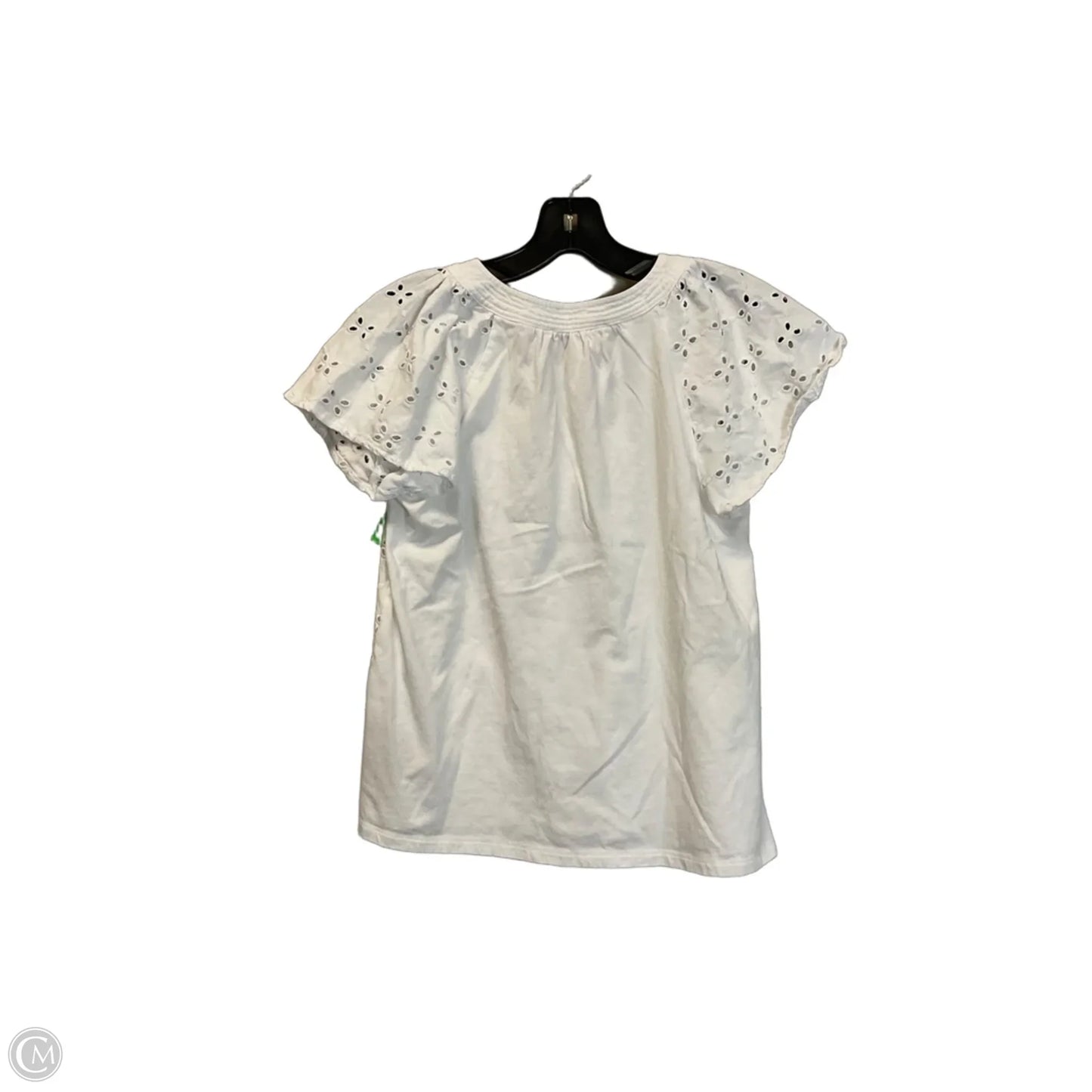 Top Short Sleeve By Philosophy In White, Size: S