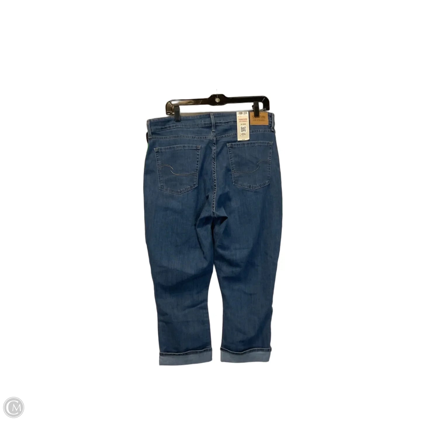 Capris By Levis In Blue Denim, Size: 16