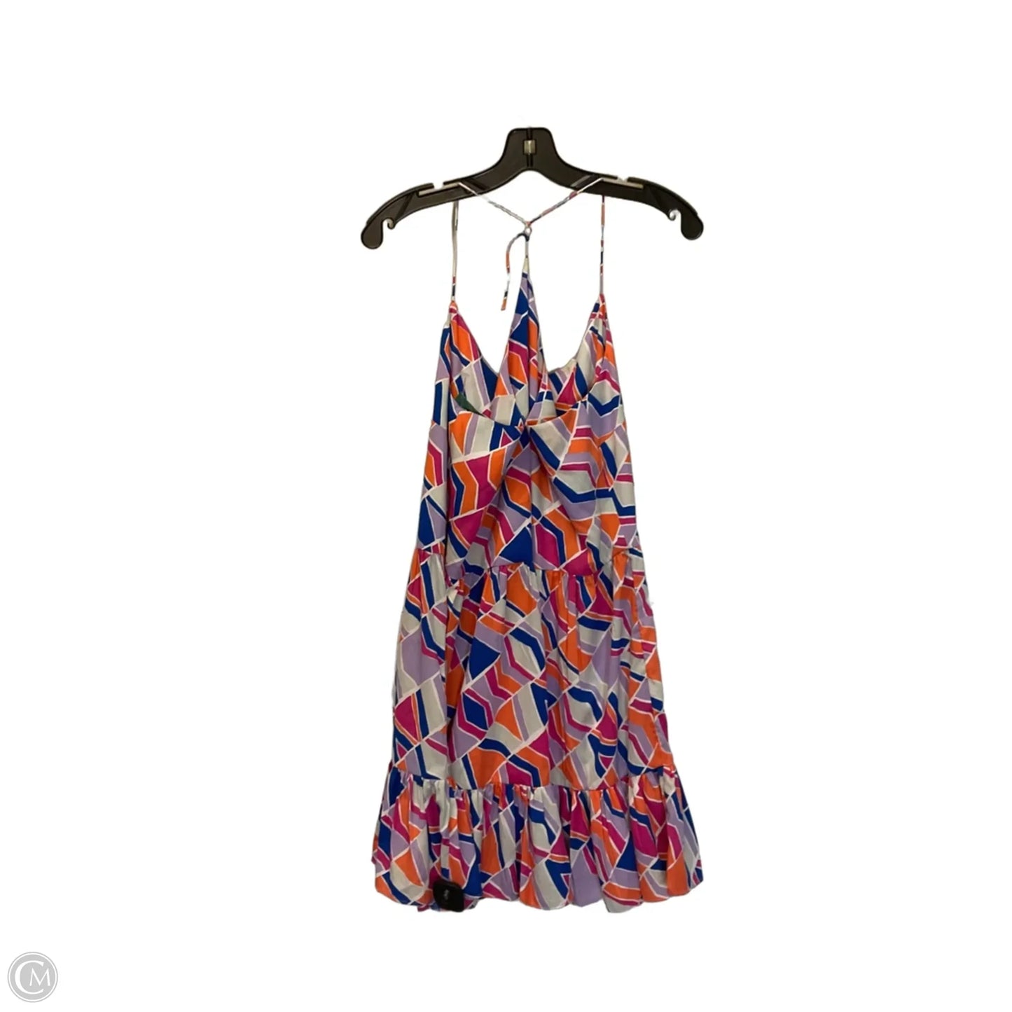 Dress Casual Short By Gianni Bini In Blue & Orange, Size: M