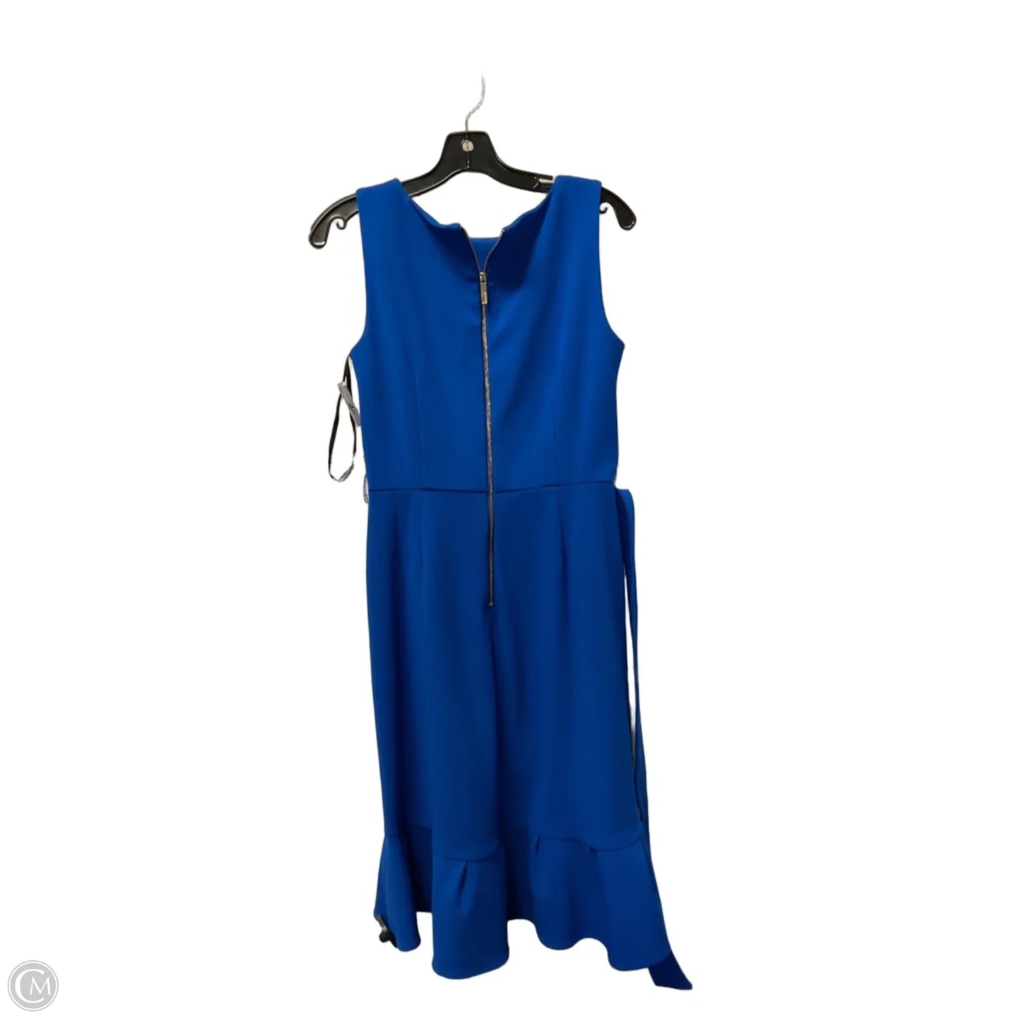 Dress Work By Calvin Klein In Blue, Size: S