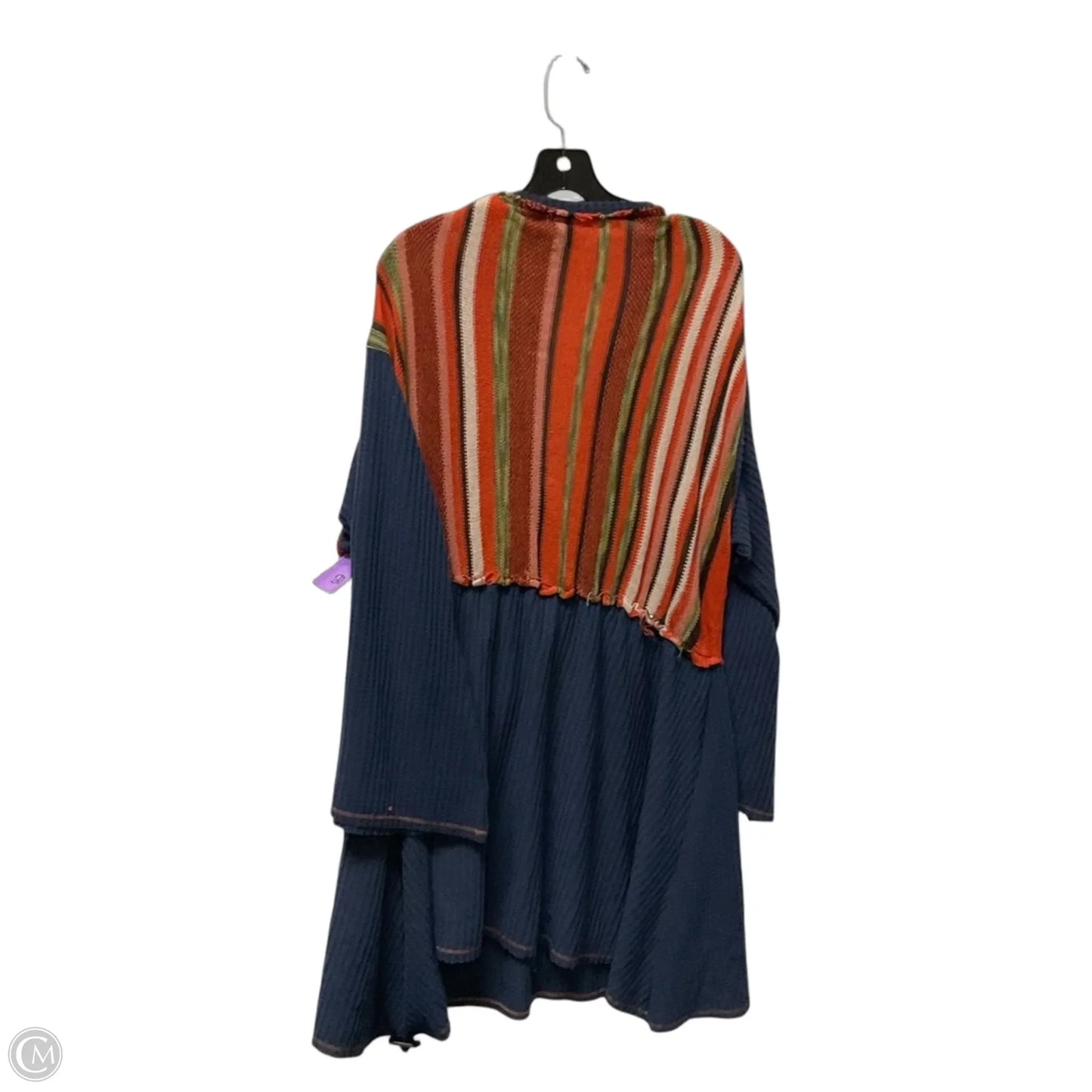Top Long Sleeve By Davi & Dani In Navy, Size: 3x
