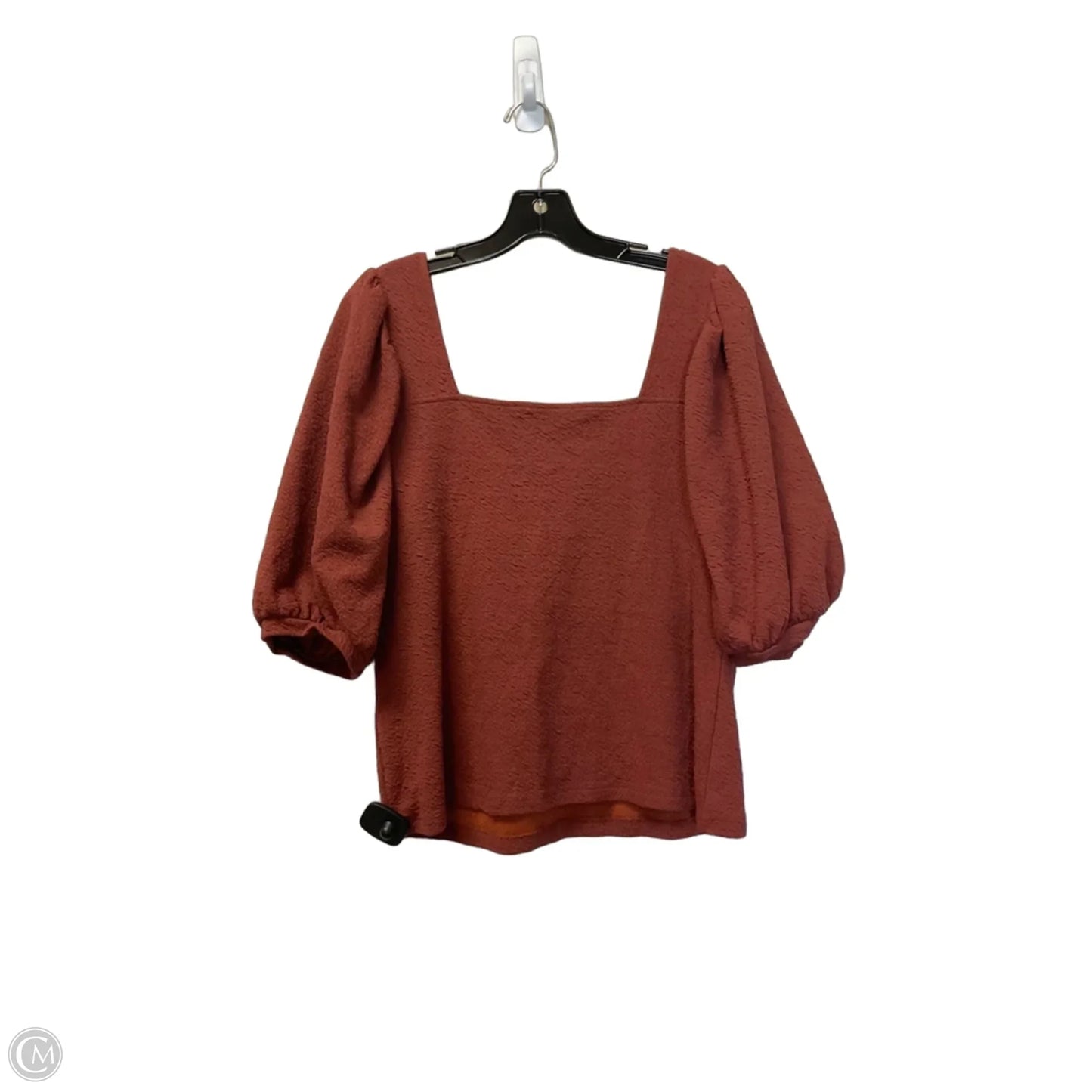 Top Short Sleeve By A New Day In Orange, Size: Xl
