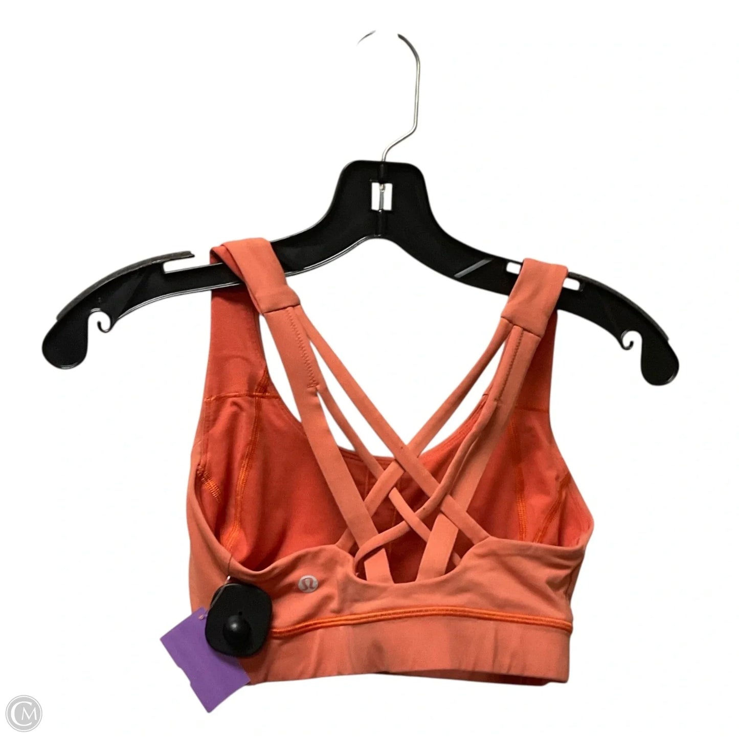 Athletic Bra By Lululemon In Orange, Size: M