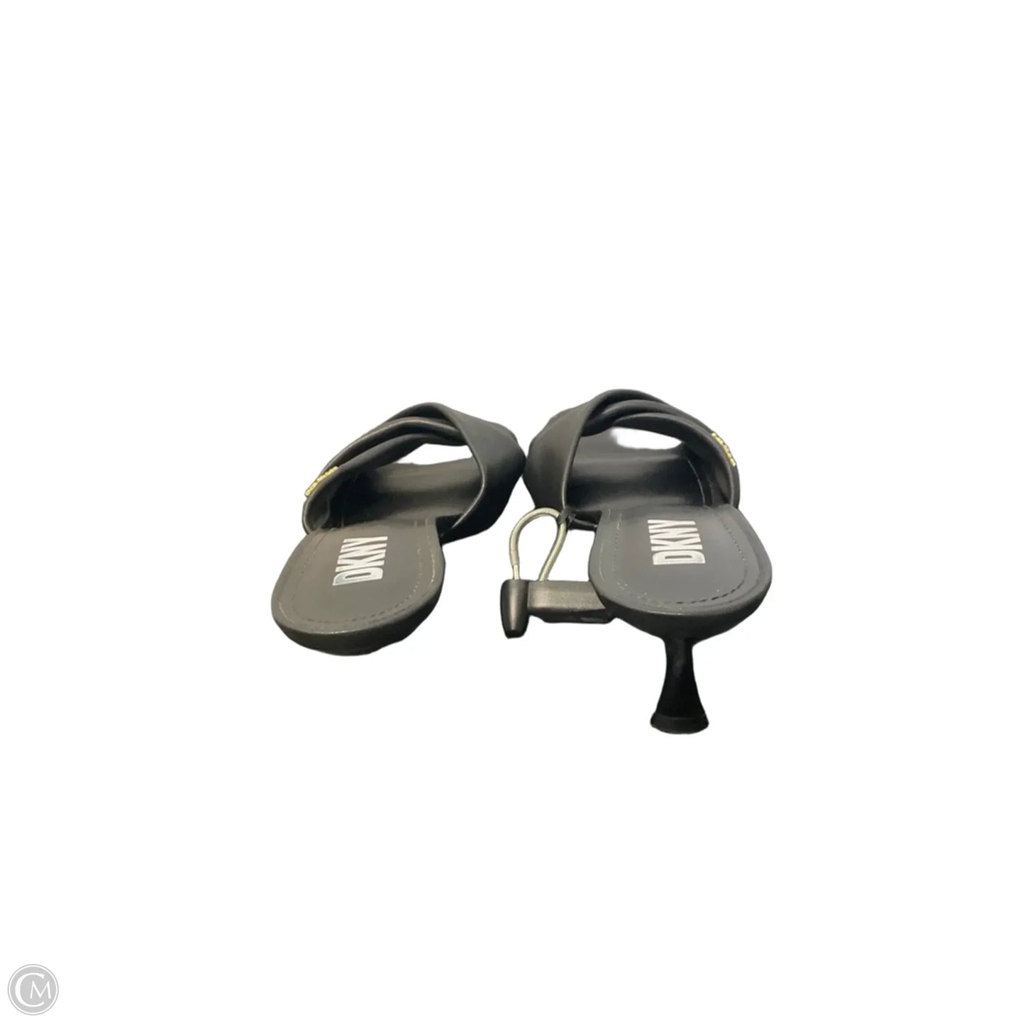Sandals Heels Kitten By Dkny In Black, Size: 6