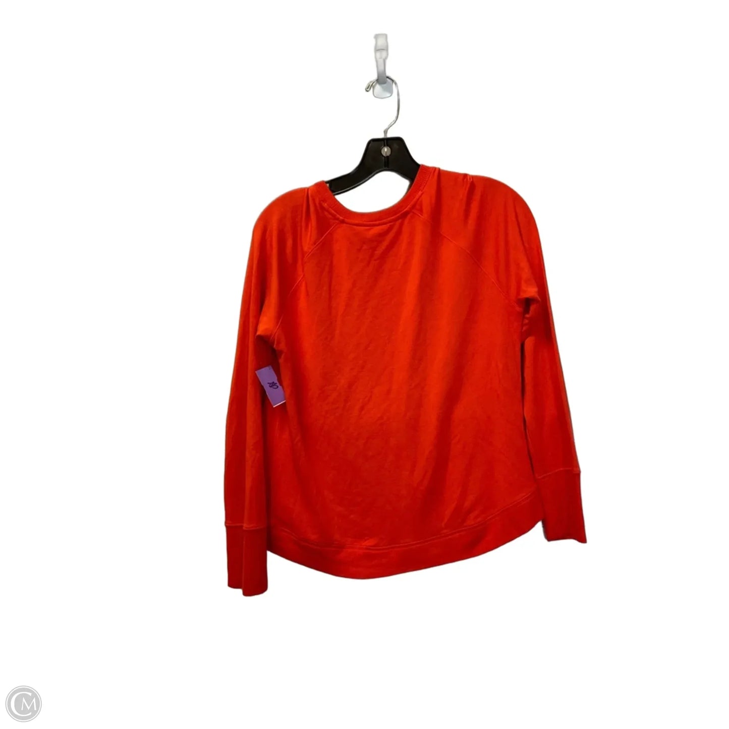 Athletic Top Long Sleeve Crewneck By Athleta In Orange, Size: S