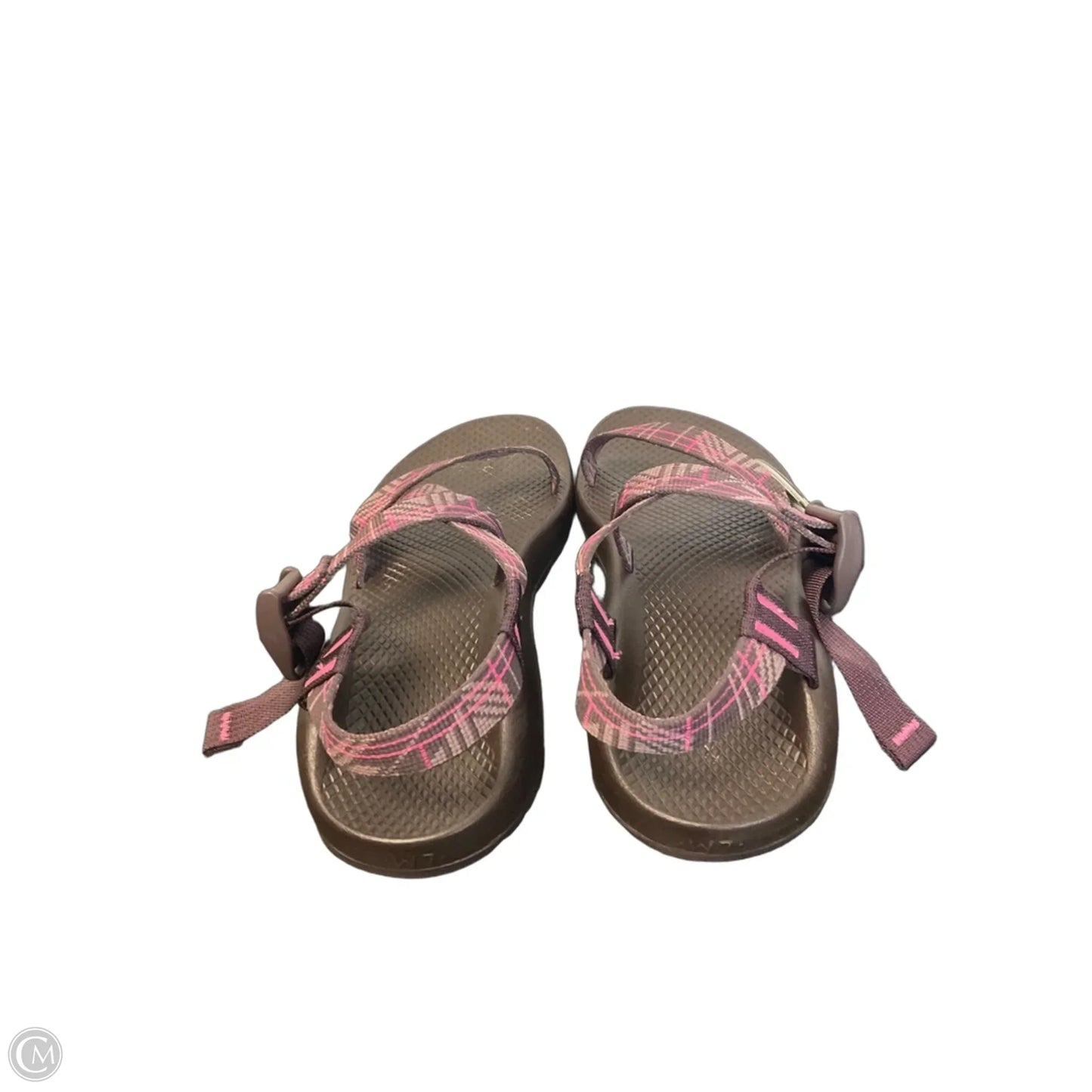 Sandals Flats By Chacos In Brown & Pink, Size: 7