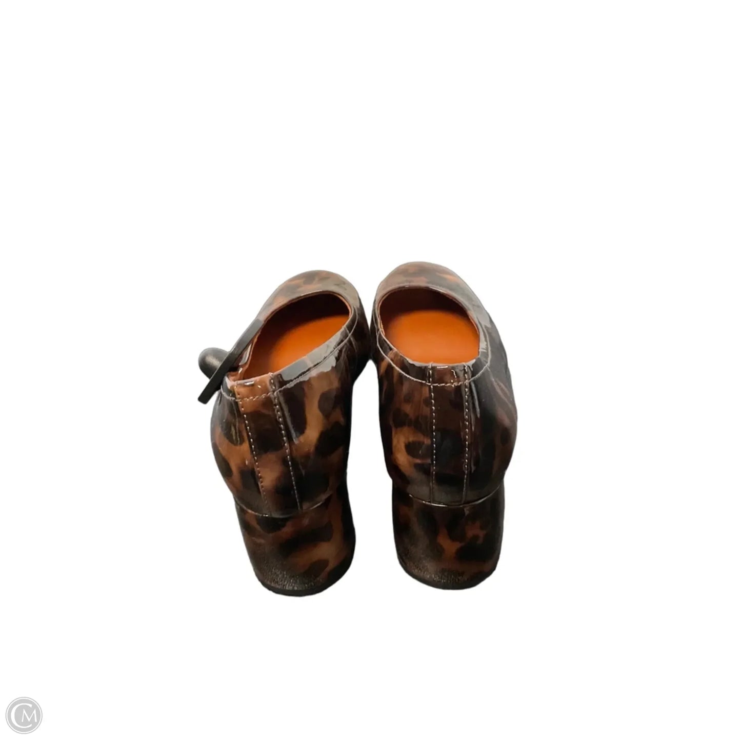 Sandals Heels Block By Vionic In Tortoise Shell Print, Size: 9.5
