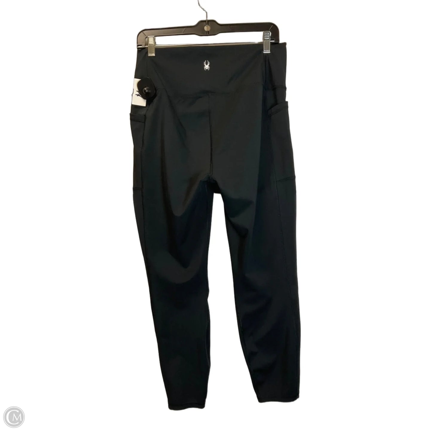 Athletic Leggings By Spyder In Black, Size: Xl