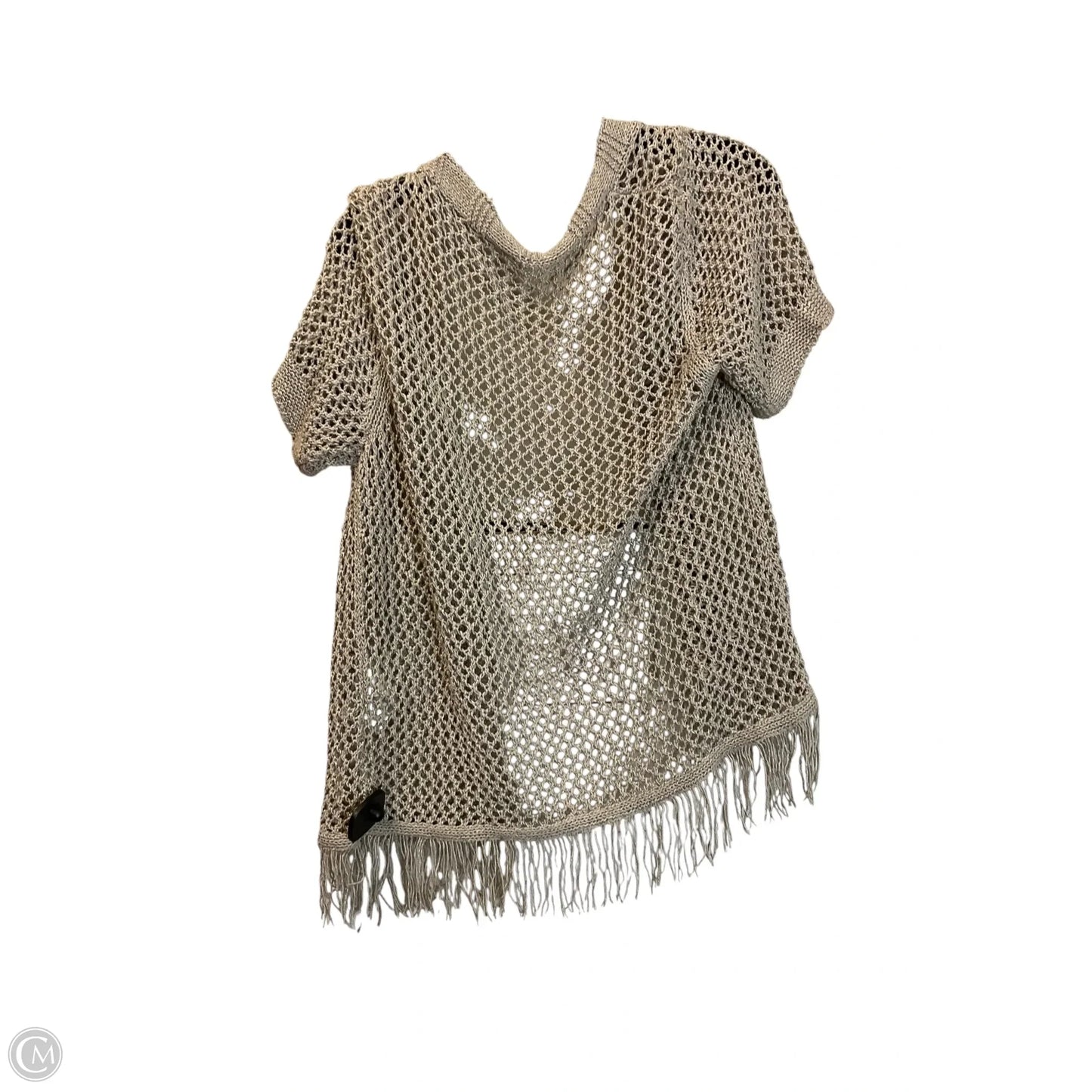 Cardigan By Clothes Mentor In Beige, Size: L