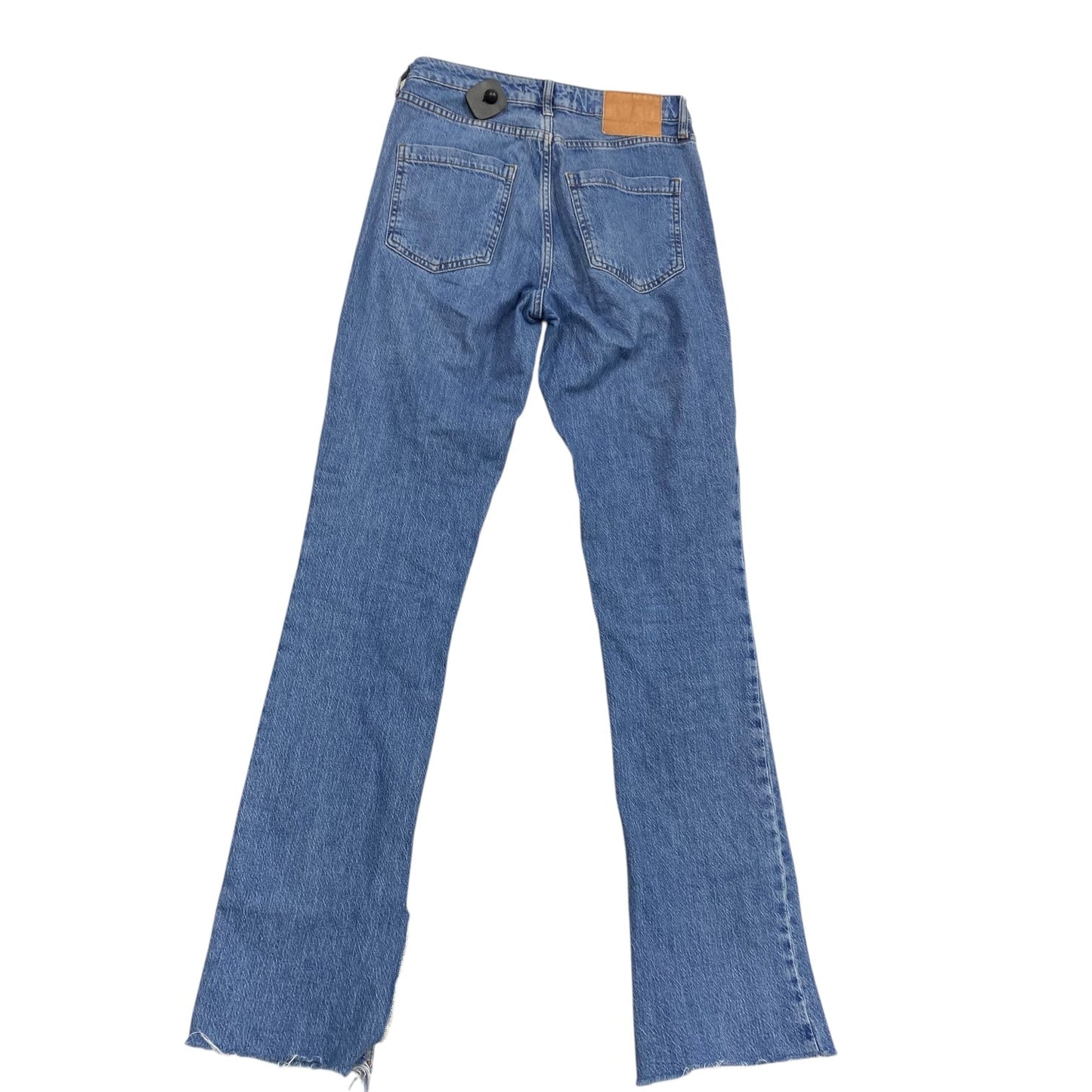 Jeans Boot Cut By Zara In Blue Denim, Size:4