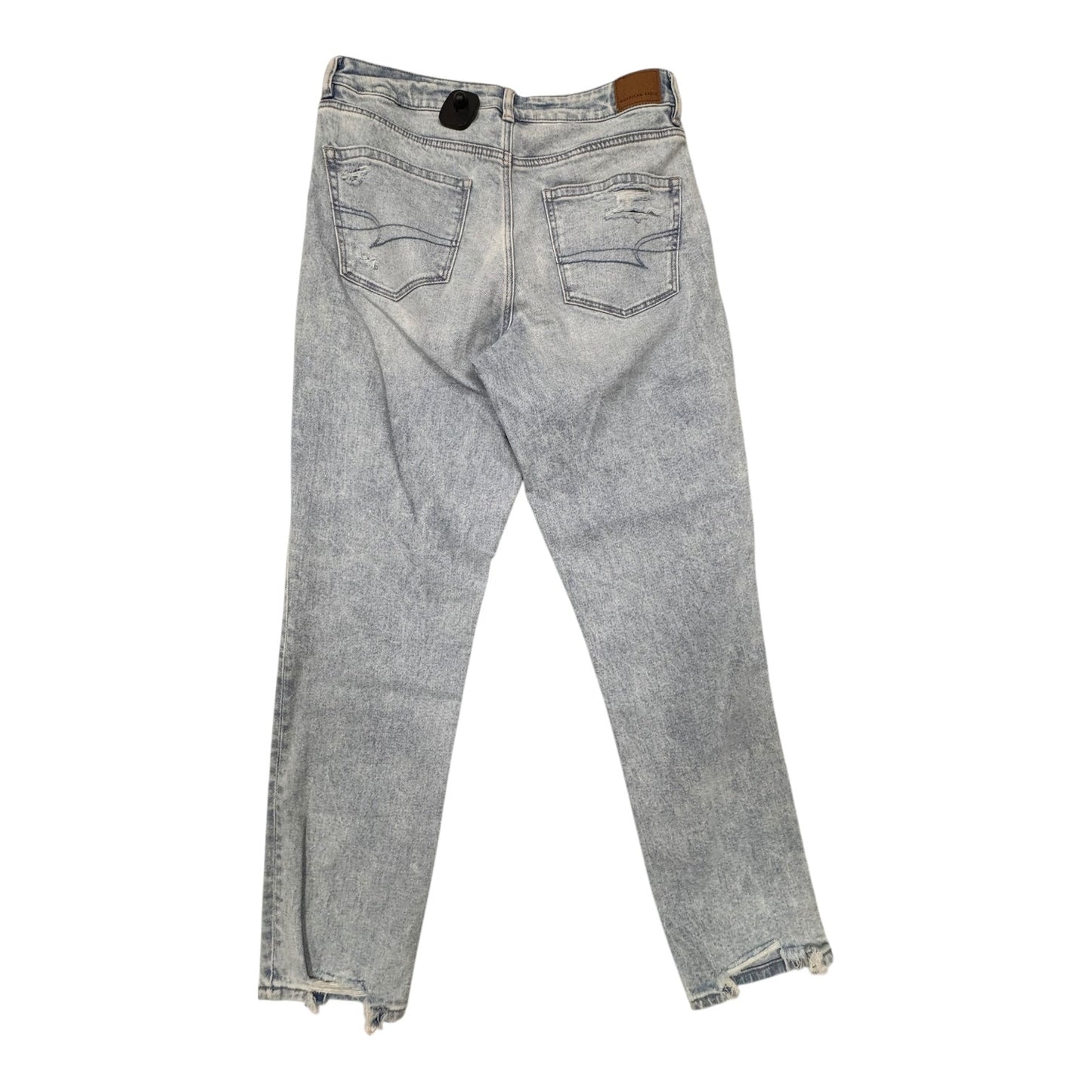 Jeans Boyfriend By American Eagle In Blue, Size:12L