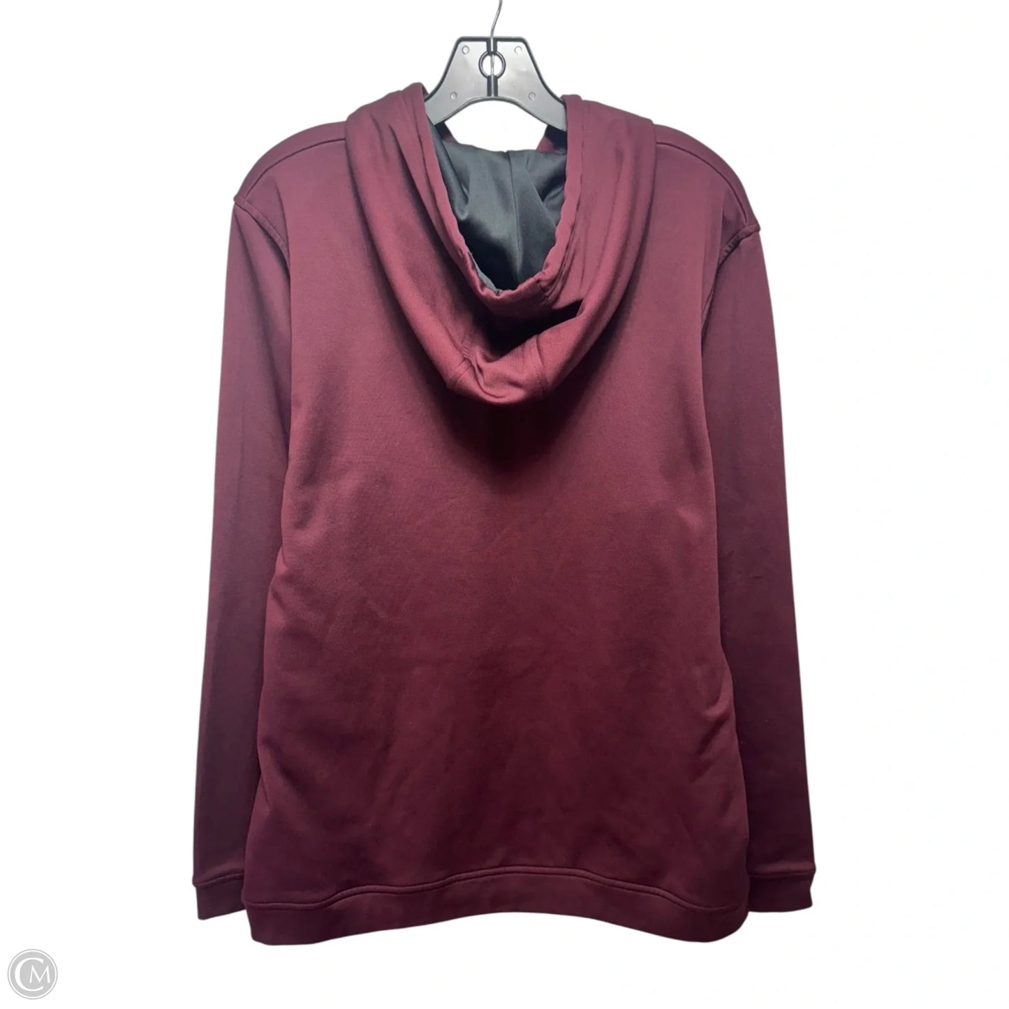 Athletic Sweatshirt Hoodie By Under Armour In Maroon, Size: Xl