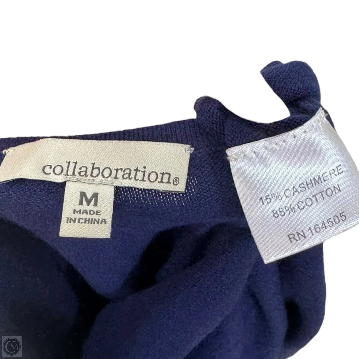 Sophia Knit Dress Casual Short By Collaboration In Blue, Size: M