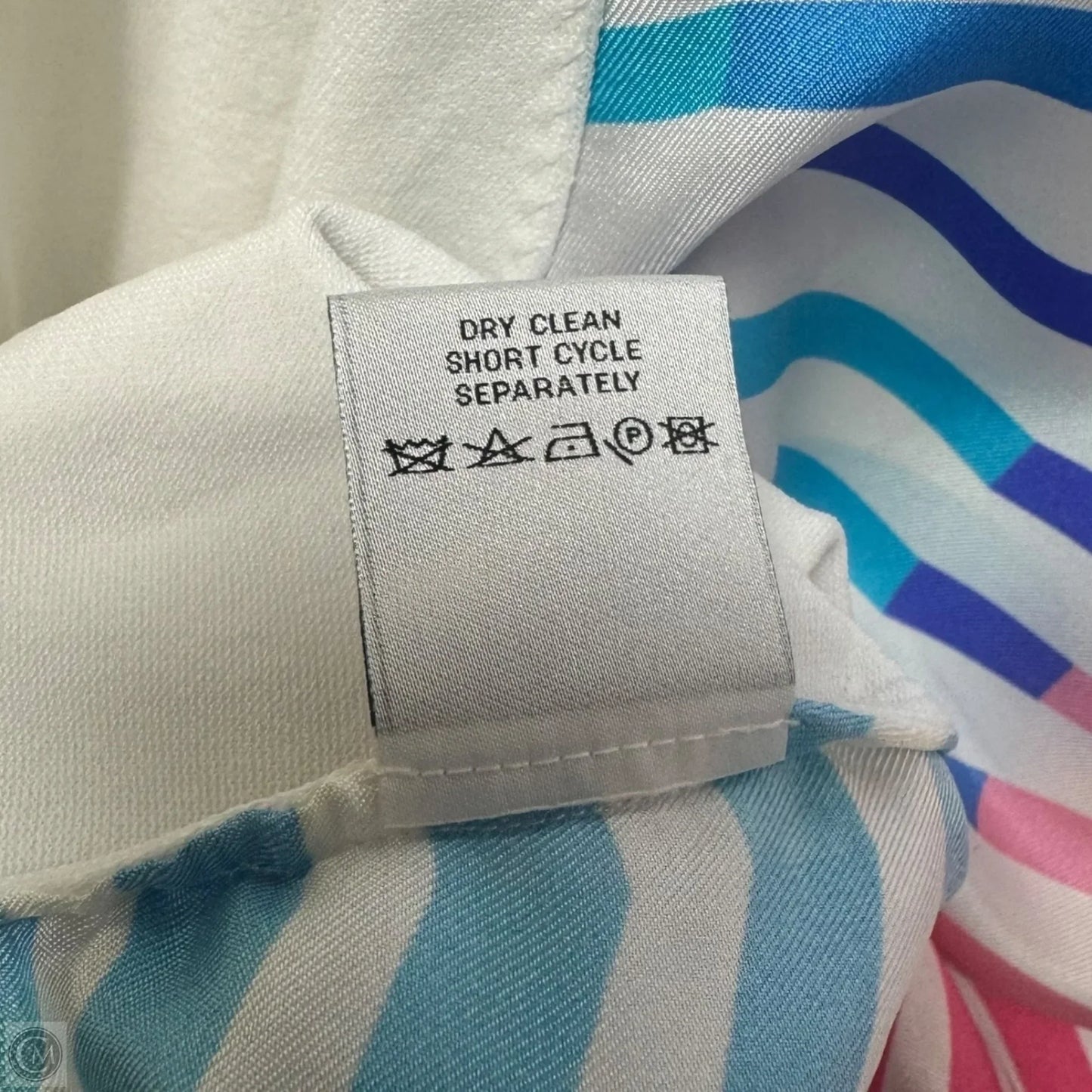 Sweater Cardigan By Per Se In Chevron Pattern, Size: L