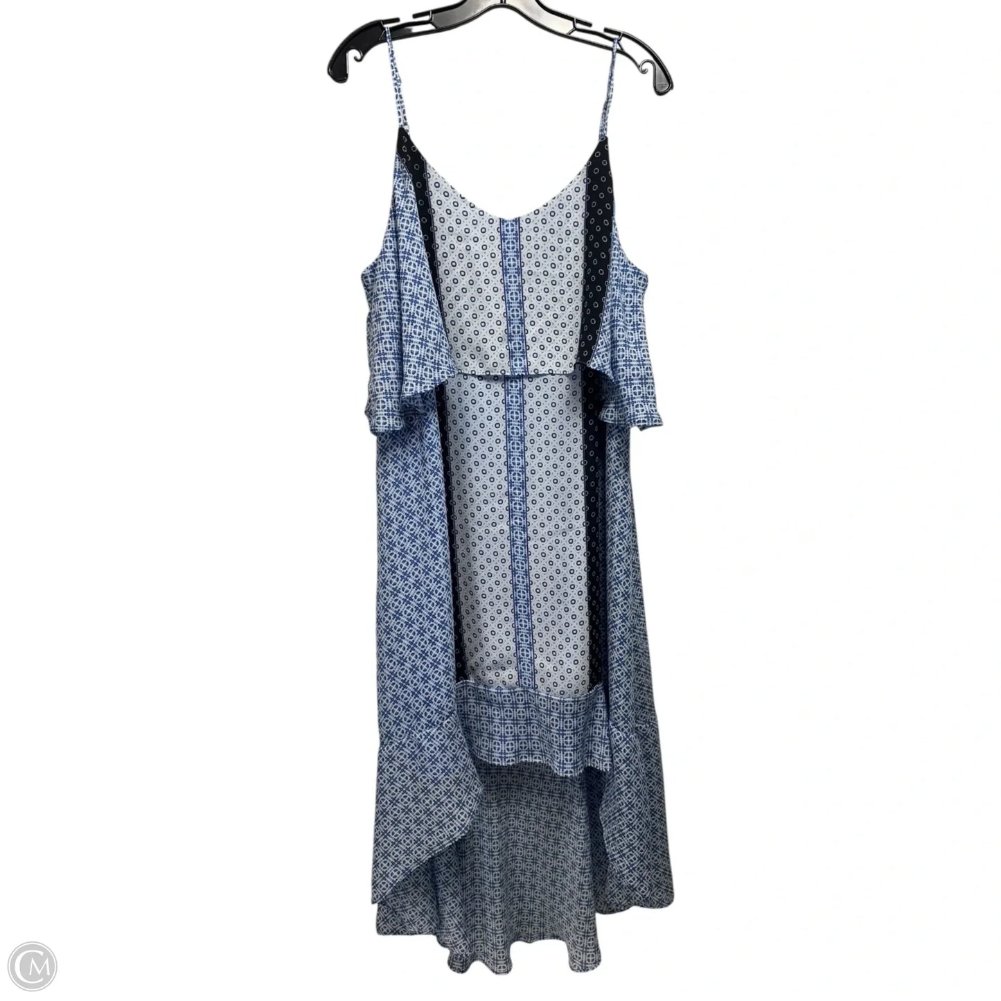 Dress Casual Maxi By Kaari Blue In Floral Print, Size: 2x