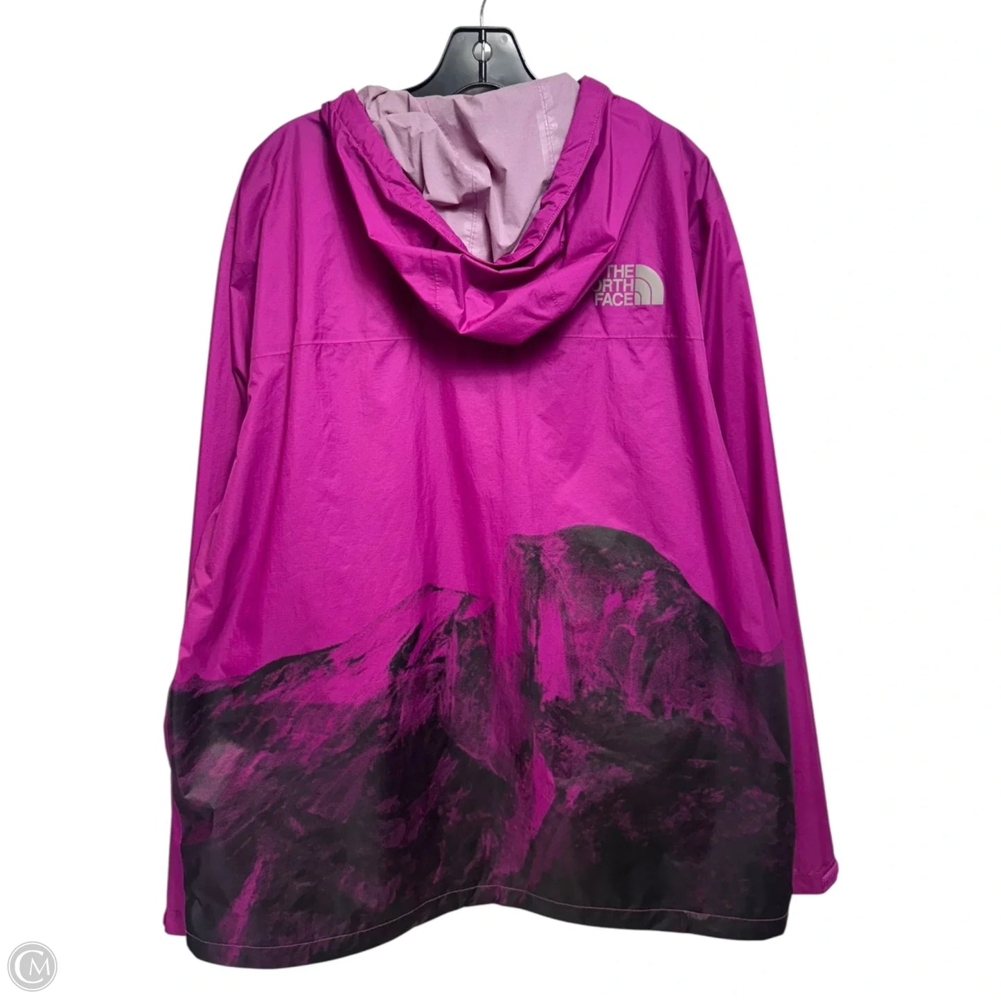 Jacket Windbreaker By The North Face In Pink, Size: Xl