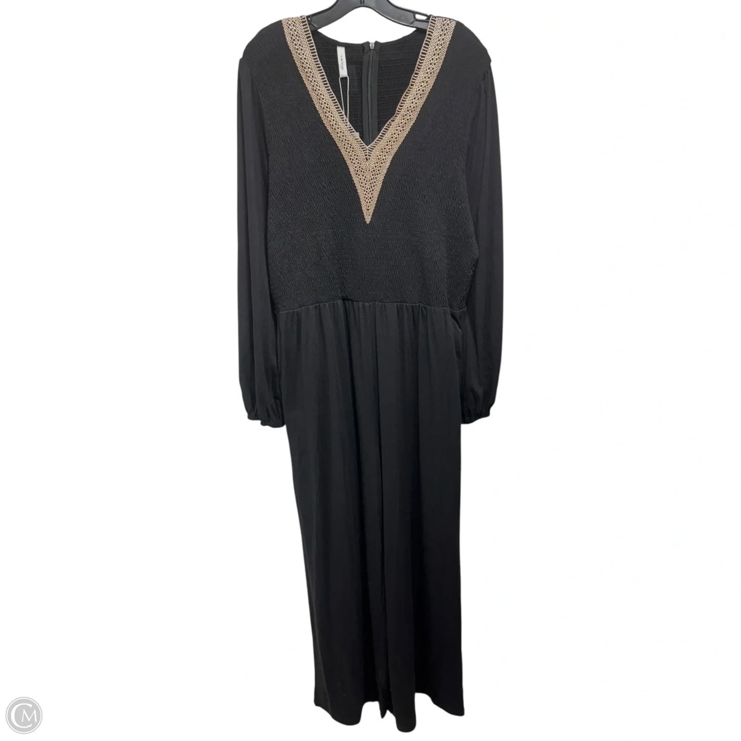 Smocked Jumpsuit By Dokotoo In Black, Size: 30