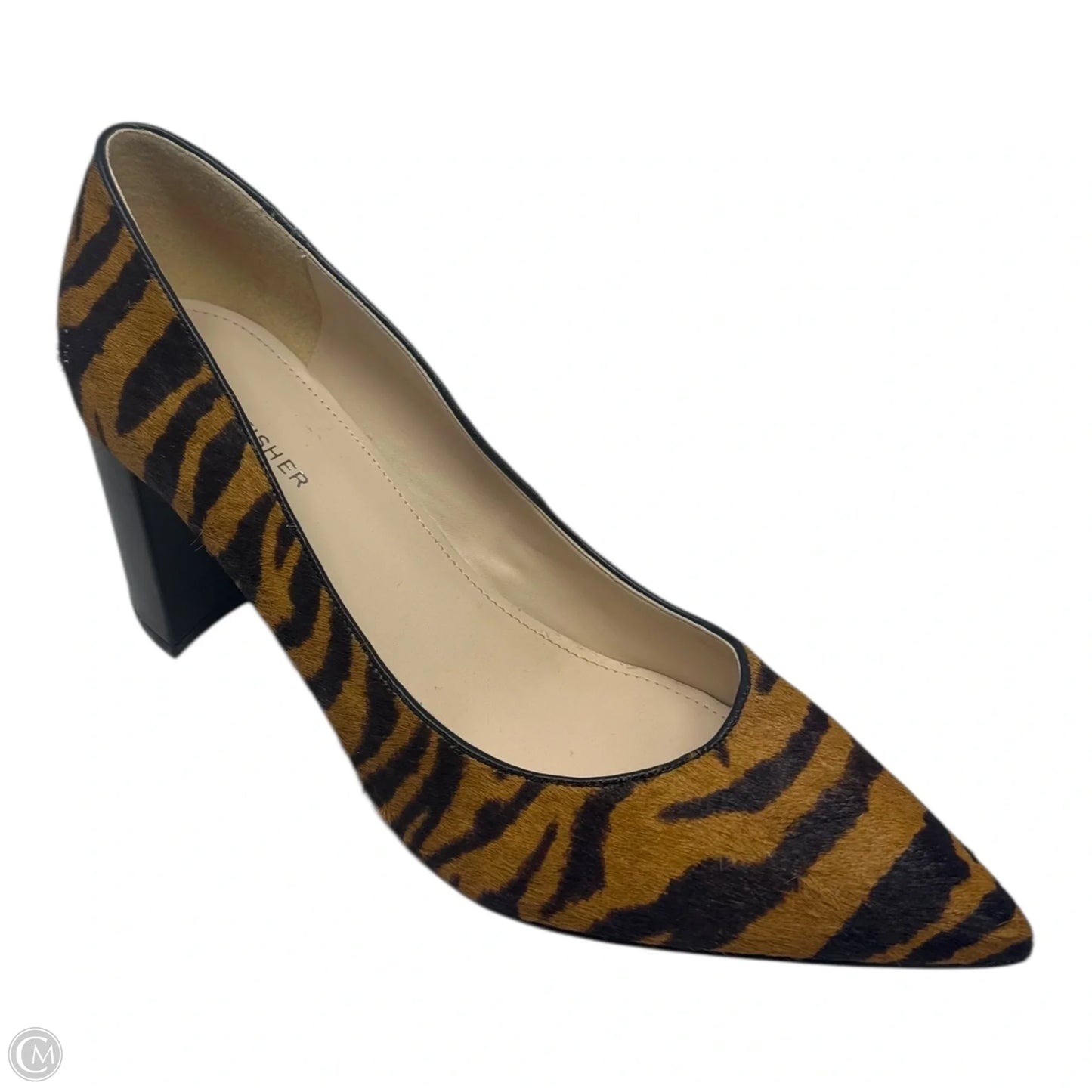 Tiger Shoes Heels Block By Marc Fisher In Animal Print, Size: 9.5