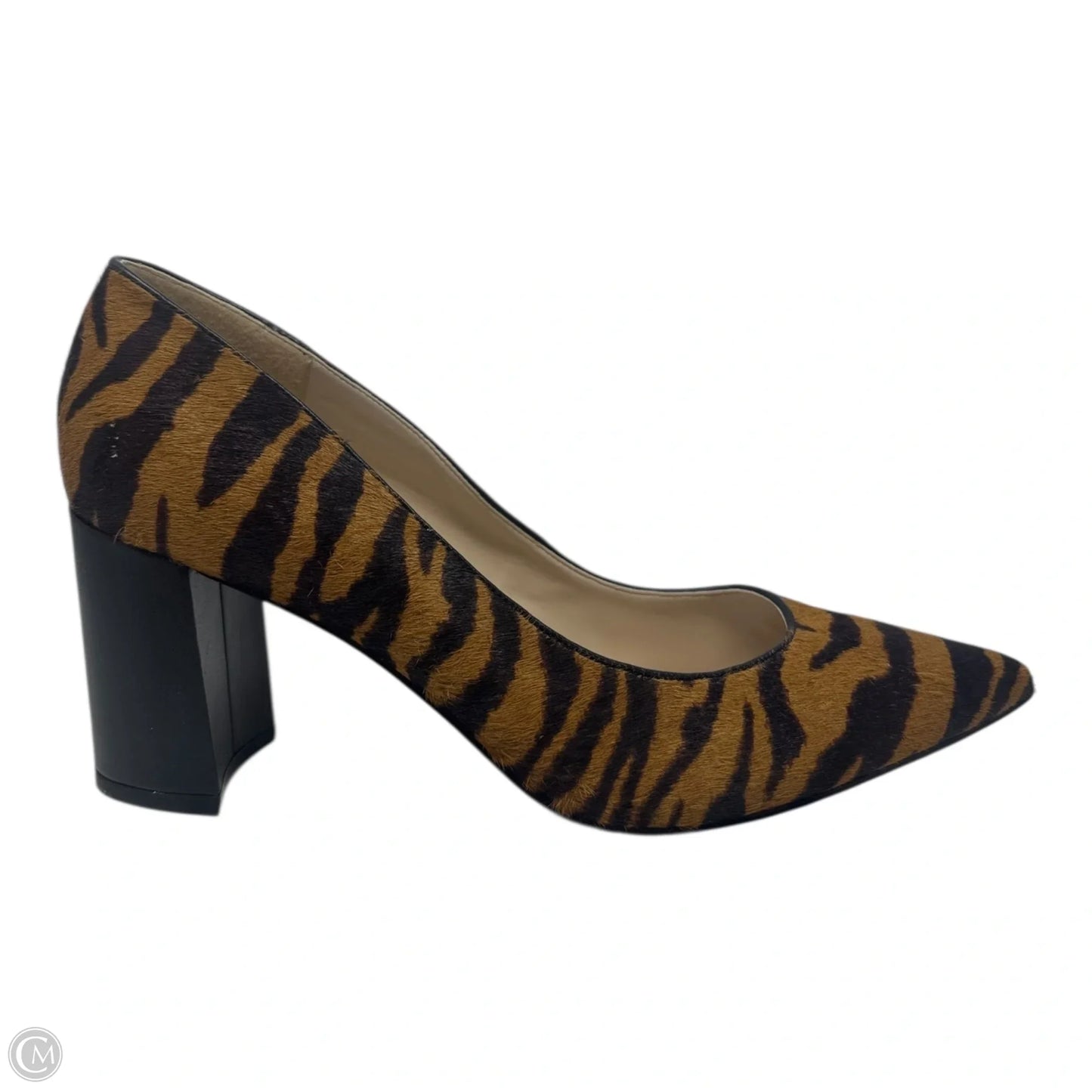 Tiger Shoes Heels Block By Marc Fisher In Animal Print, Size: 9.5