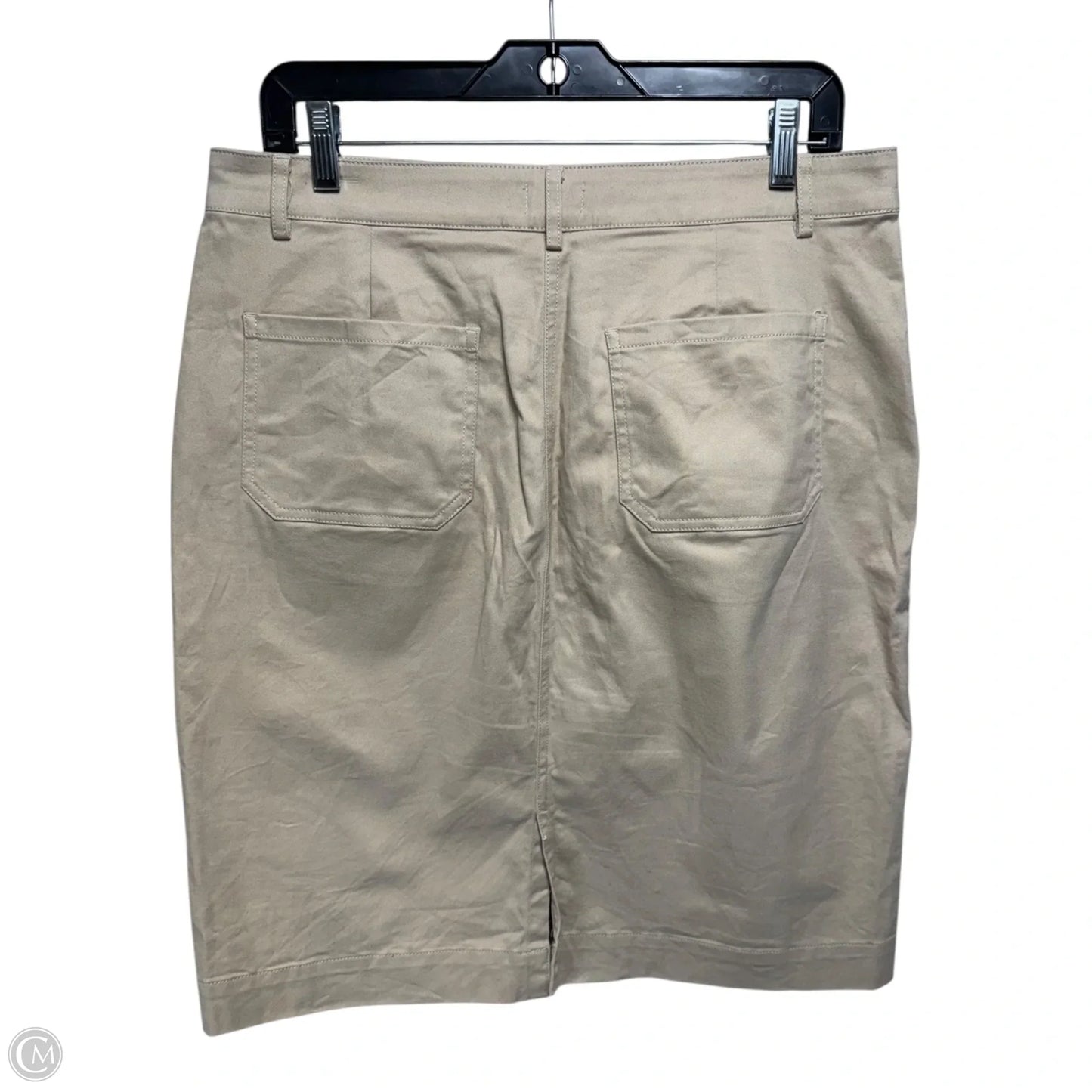 Chino Midi Skirt By J. Crew In Tan, Size: 12