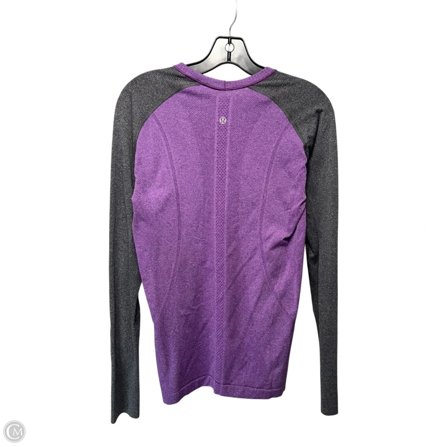 Swiftly Tech Top Long Sleeve By Lululemon In Tender Violet / Black, Size: 8