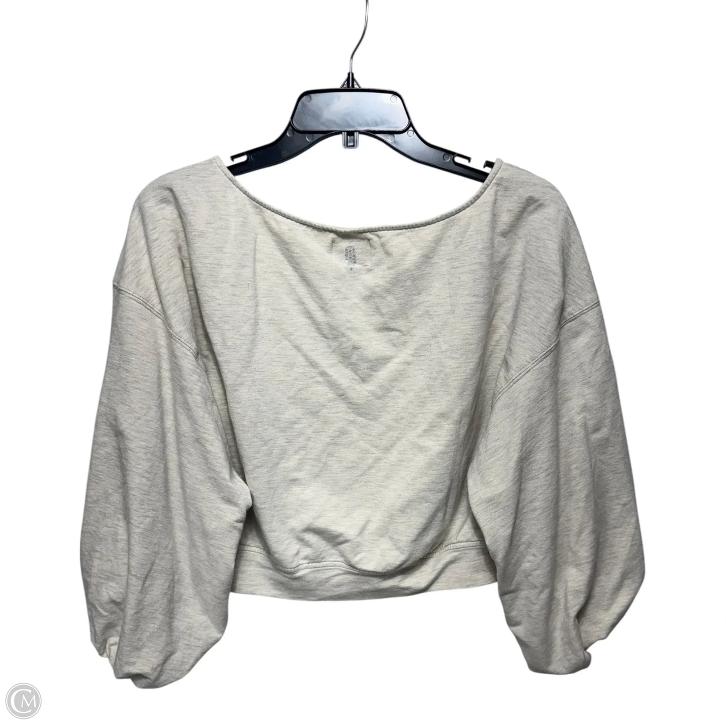 Cropped Pullover By Free People In Cream, Size: M