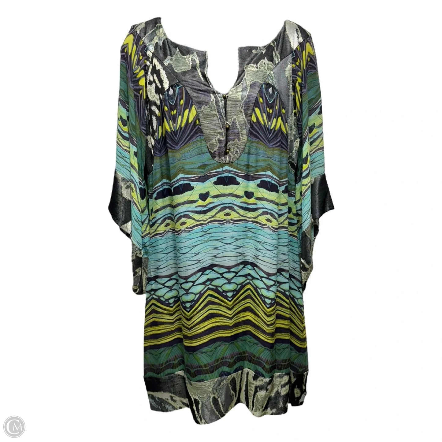Tabalah Silk Dress Designer By Diane Von Furstenberg In Multi-colored, Size: 2