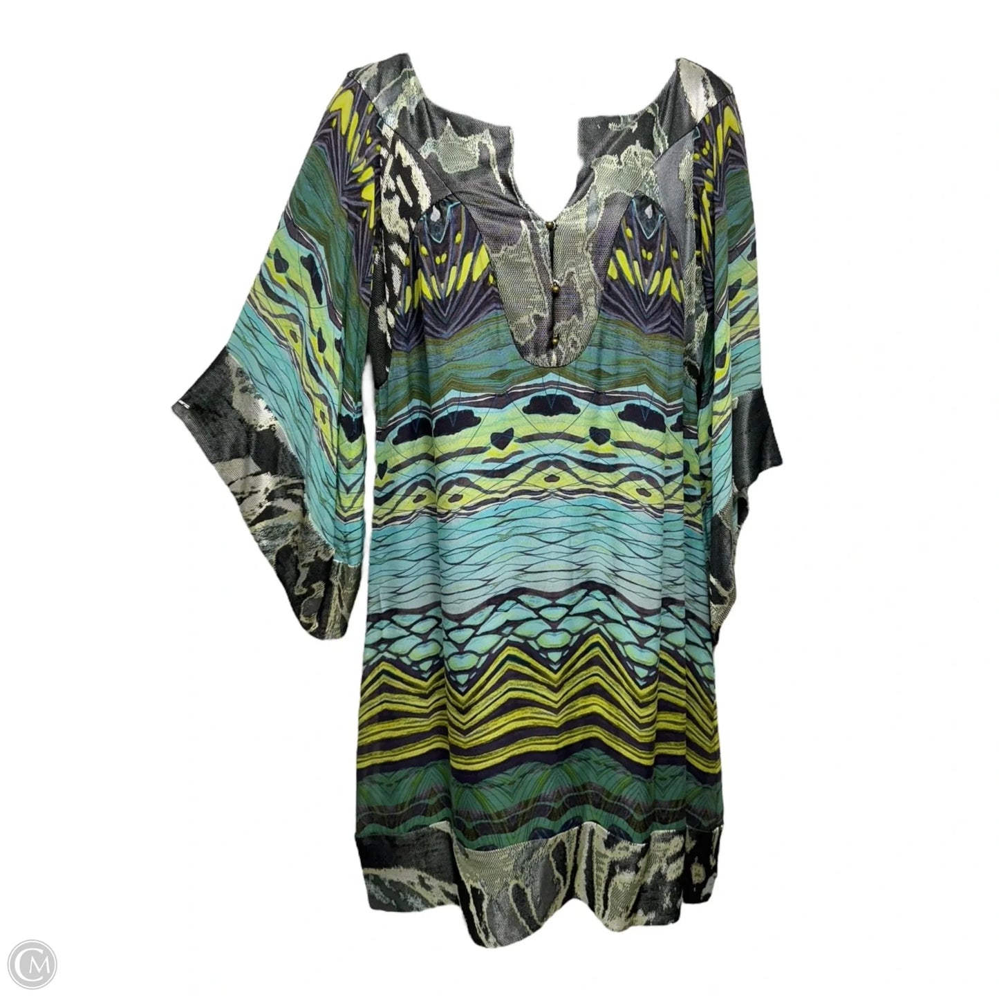 Tabalah Silk Dress Designer By Diane Von Furstenberg In Multi-colored, Size: 2