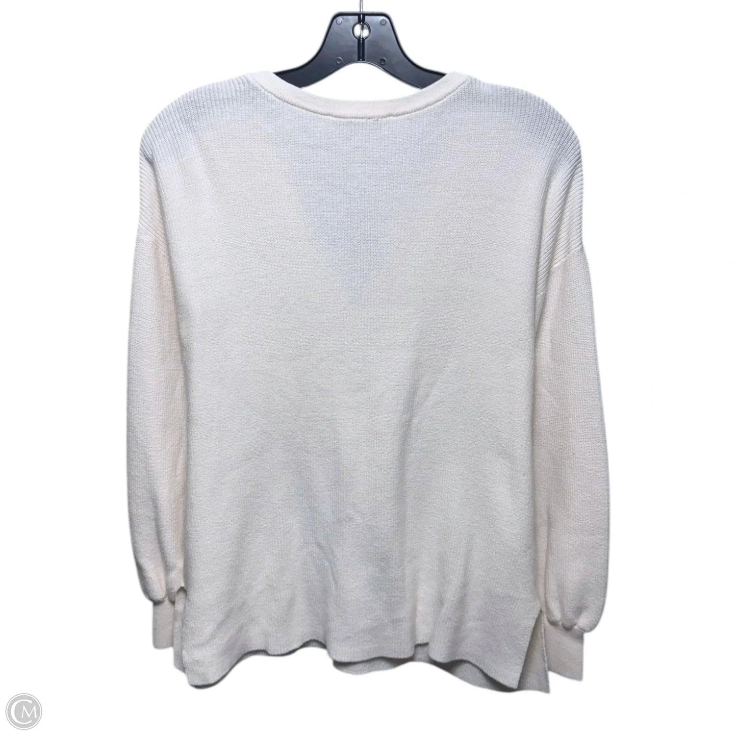 Sweater By Loft In Cream, Size: S