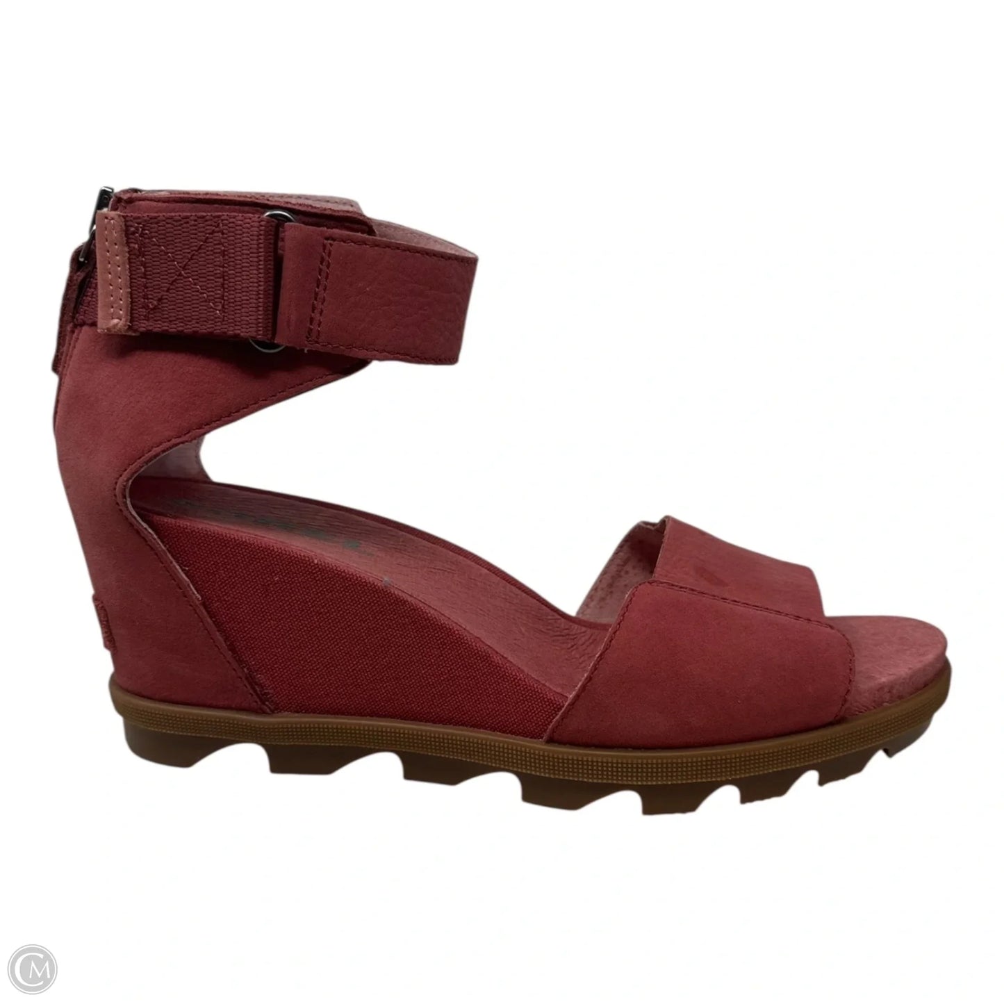 Shoes Heels Wedge By Sorel In Pink, Size: 10