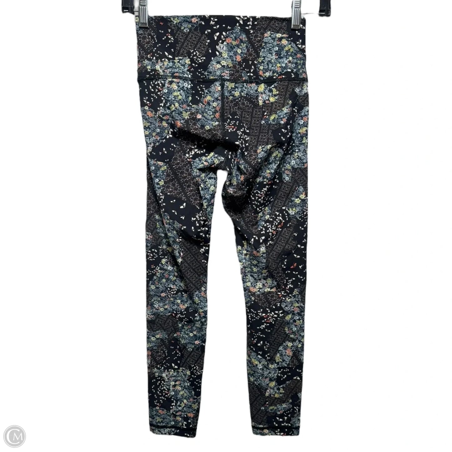 Athletic Leggings By Lululemon In Floral Print, Size: 4