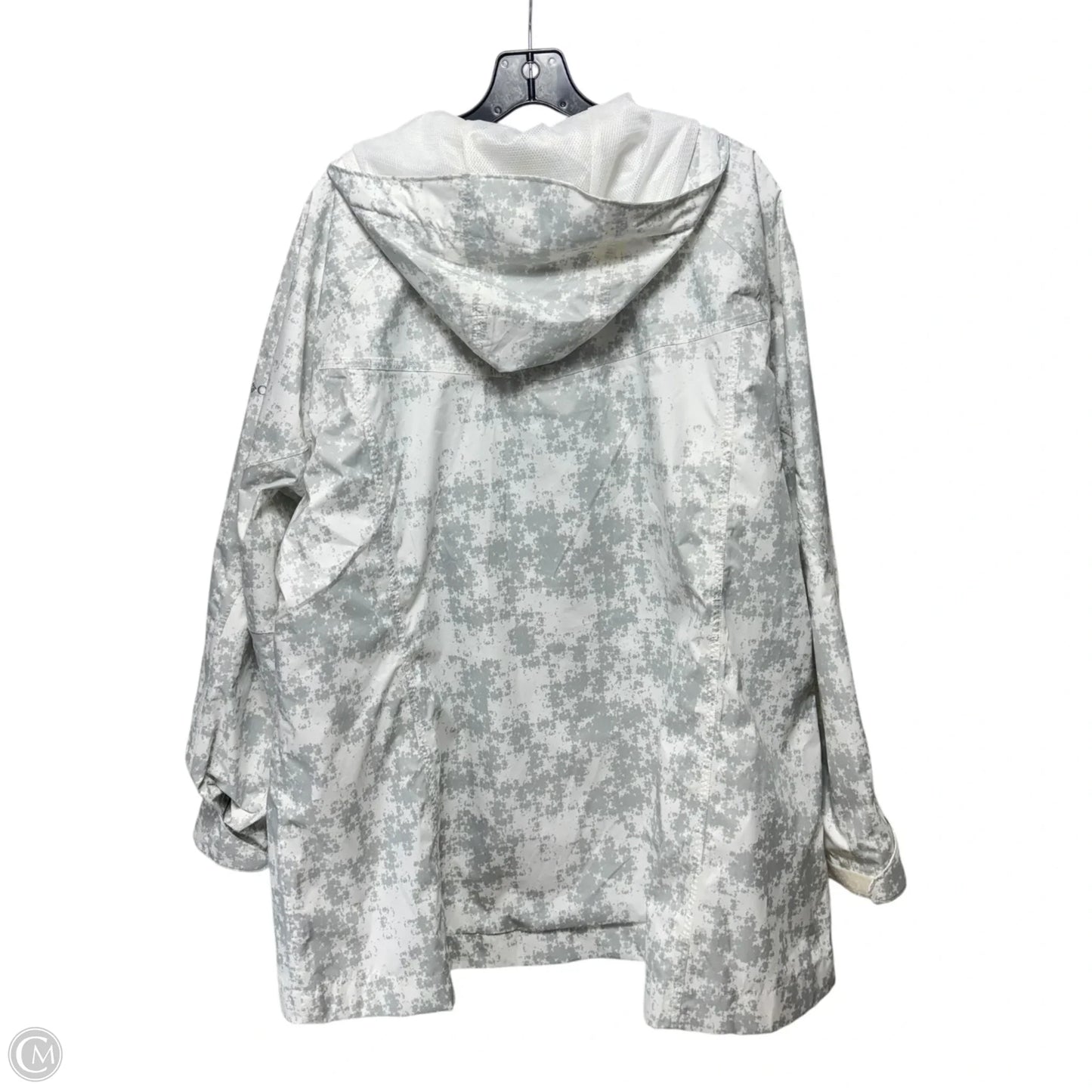 Jacket Windbreaker By Columbia In Grey, Size: 2x